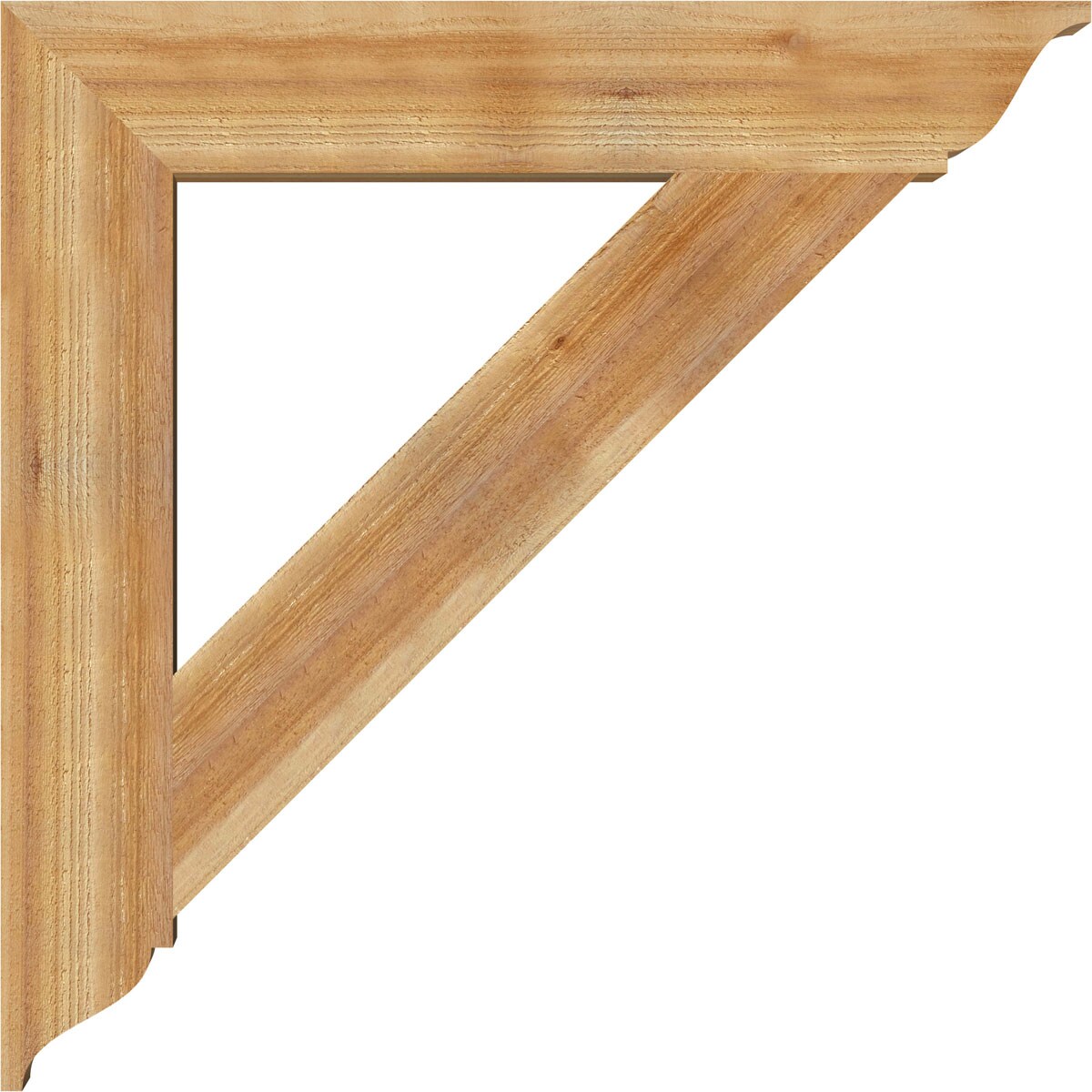 Ekena Millwork BKT06X38X38TRA01RWR Exterior-Brackets-Braces - View #3