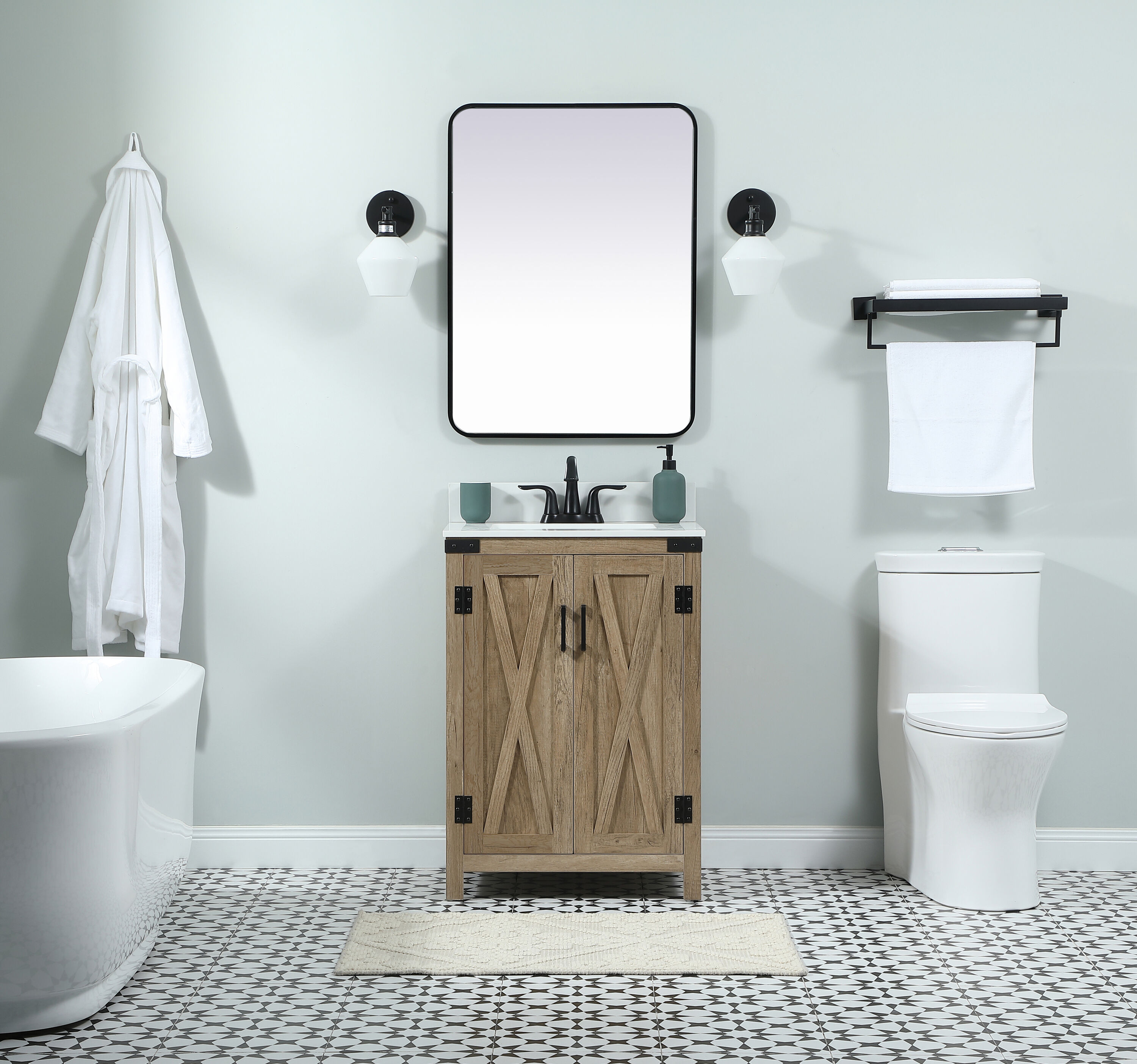 Elegant Decor HF270672NT Bath-Vanity-Combo - View #6