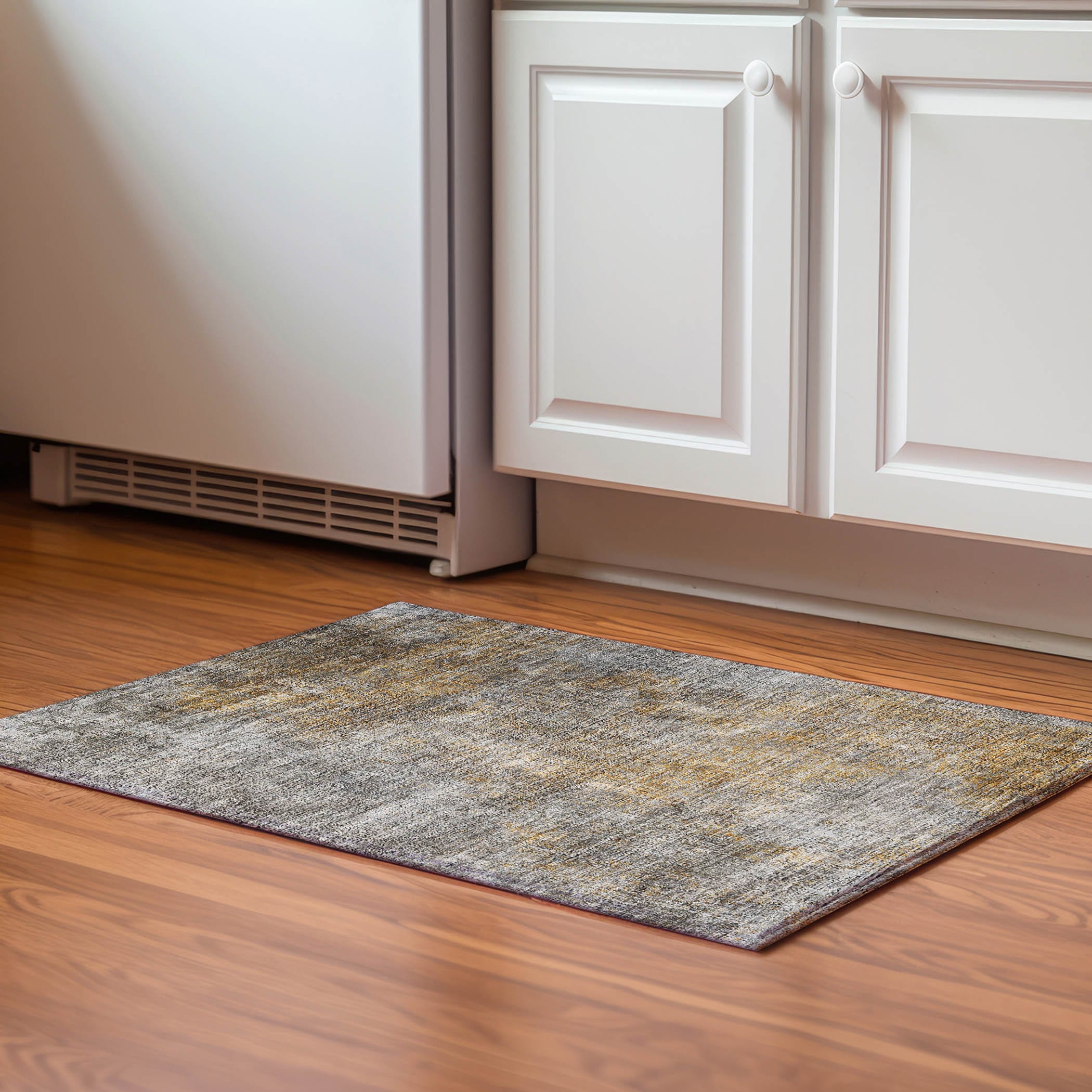 Addison Rugs AMF593GY20X30 Mayfield AMF593GY 2 x 3 (ft) Loomed Polyester Gray Rectangular Indoor Geometric Machine washable Area rug