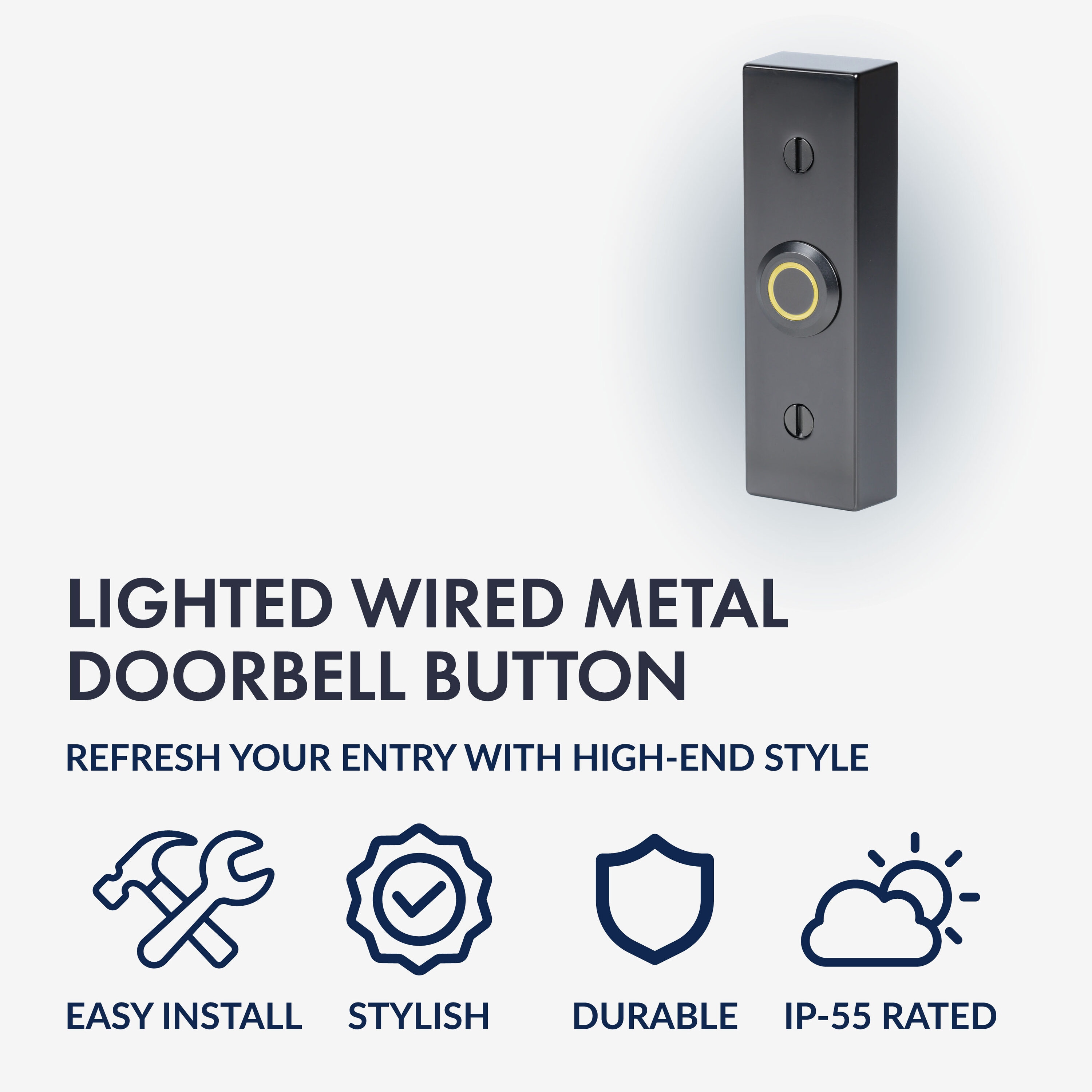 Newhouse Hardware BT6BL-GR Door-Chime - View #3