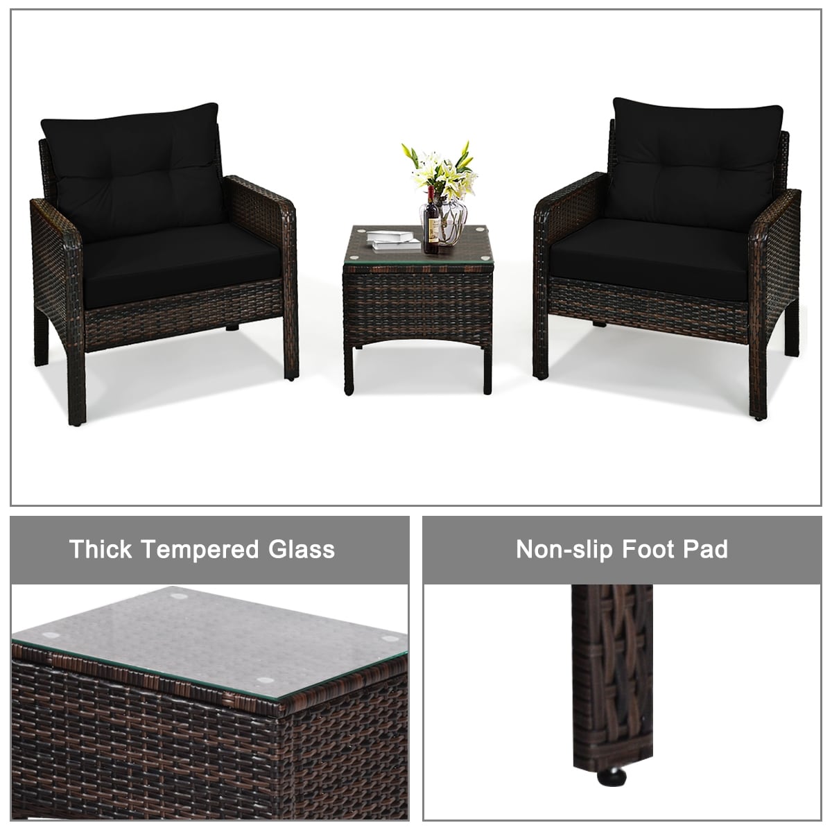 WELLFOR OUS68639DK Patio-Conversation-Sets - View #6