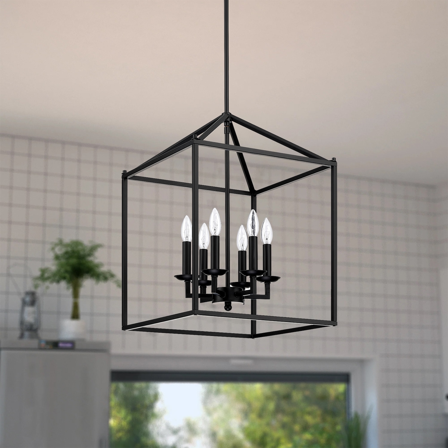 WELLFOR TTC50486BK Pendant-Lights - View #3