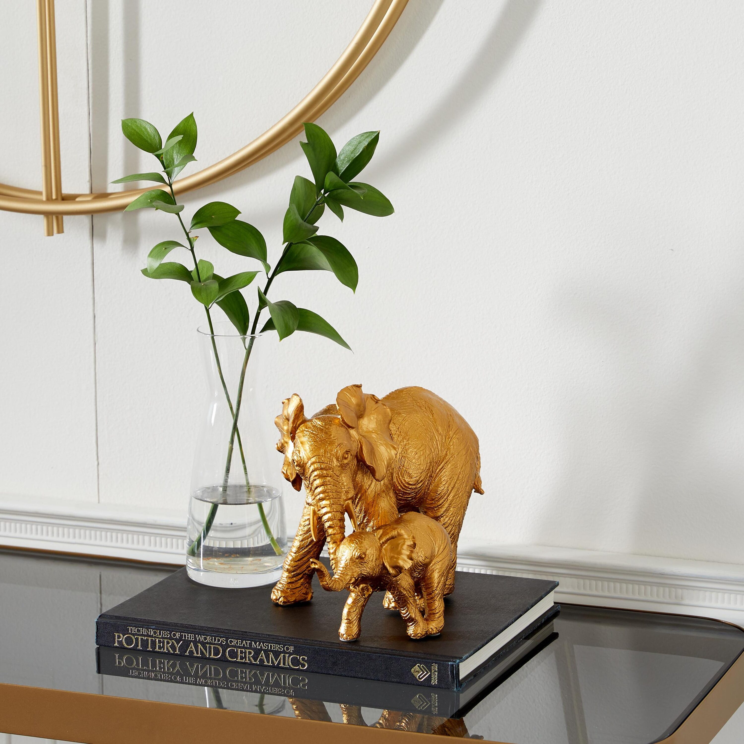 Grayson Lane 38293 Gold Polyresin Eclectic Sculpture