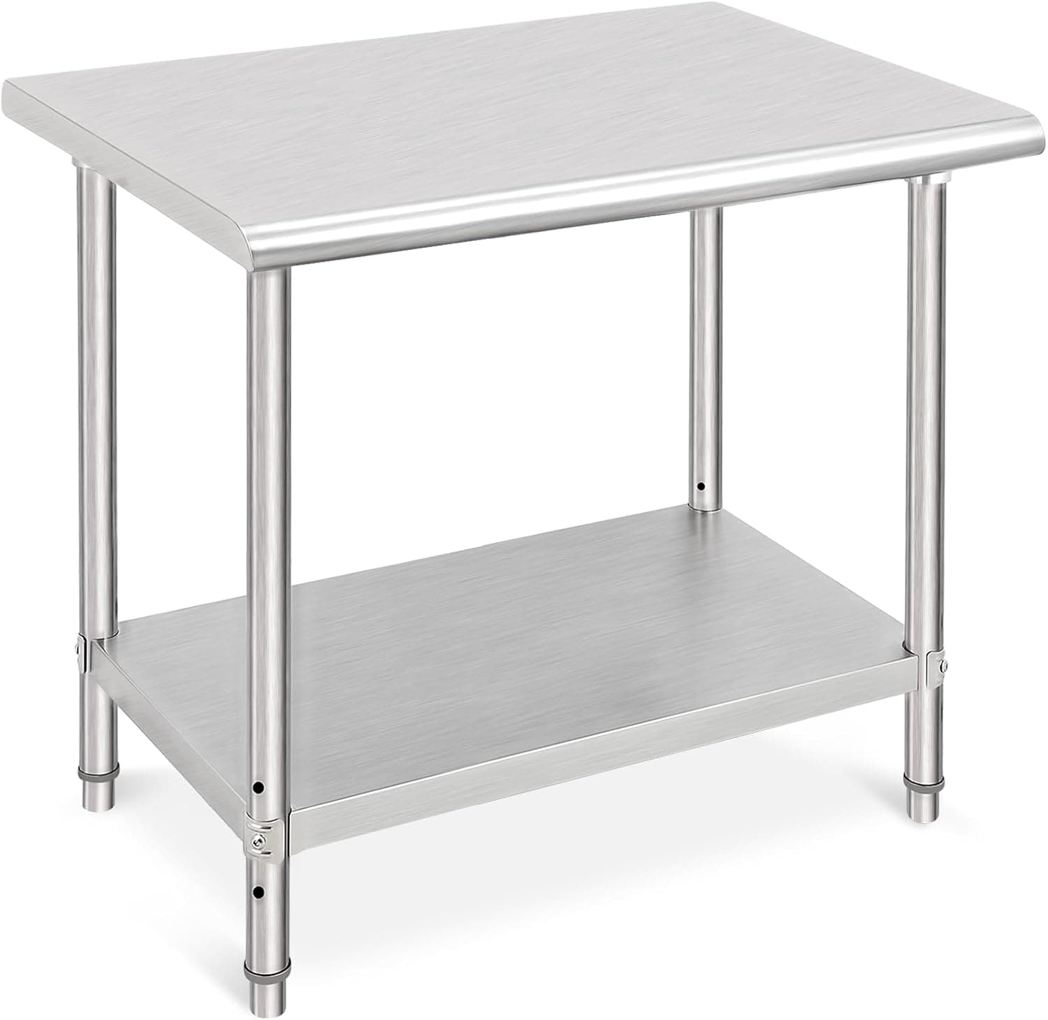 Garvee 36-in L x 24-in H Heavy Duty Stainless Steel Work Table NSF Certified