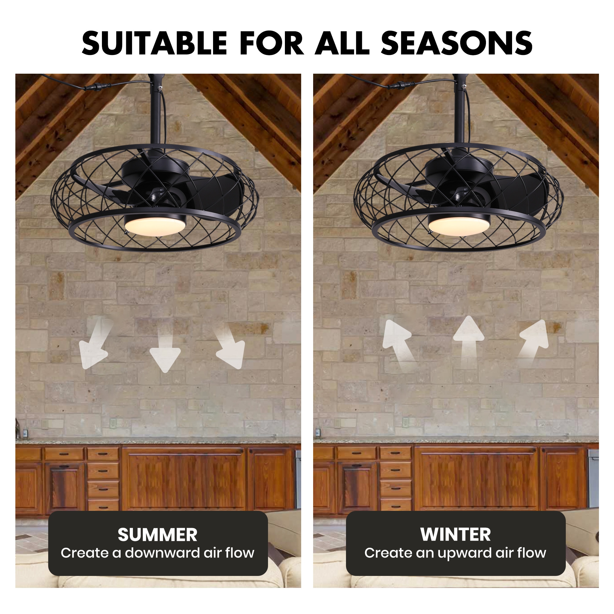 FANNEHONNE SWF098 Ceiling-Fans - View #4
