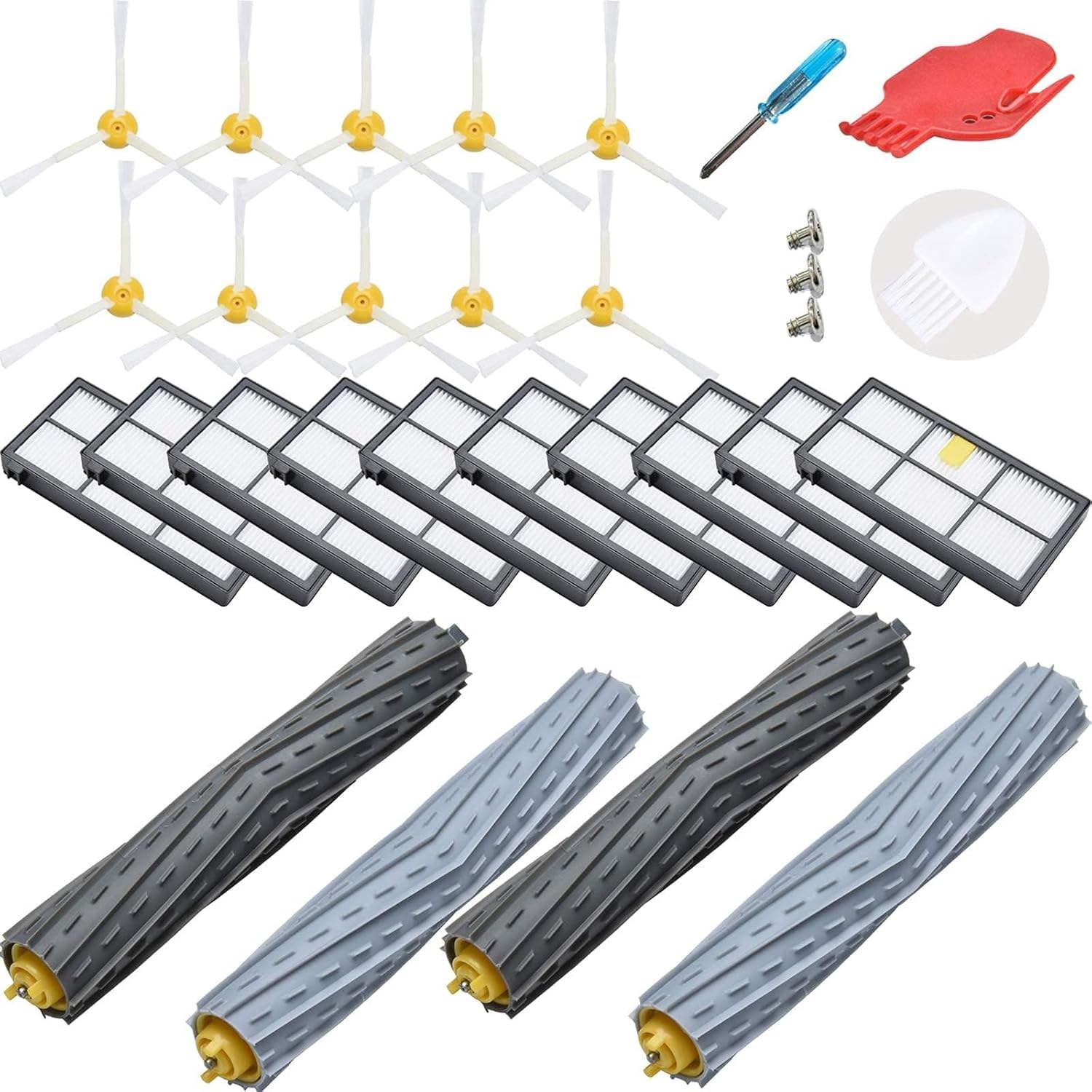 Oyezvary Replacement Accessory Kit Compatible for iRobot Roomba 800 Series 850 860 861 864 866 870 871 880 890 891 900 Series 960 961 980 981 #LOZ0731O029
