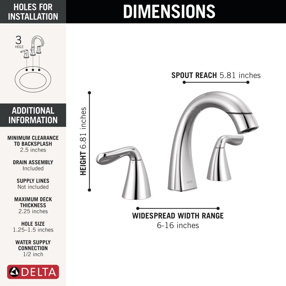 Delta 35840LF-PD Lavatory-Faucets - View #5