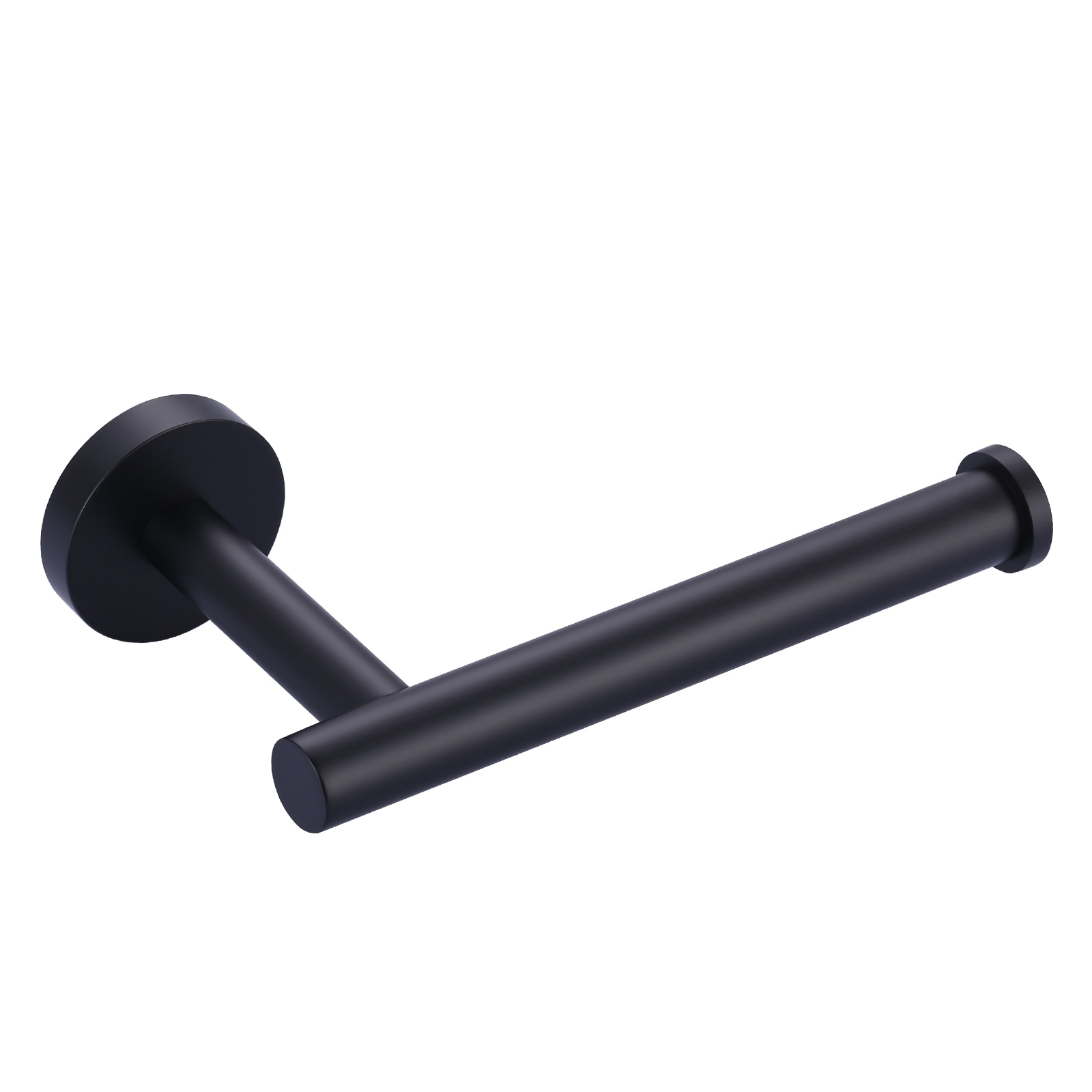 WOWOW 410042BX1 Matte Black Stainless steel Wall-mount Paper towel holder