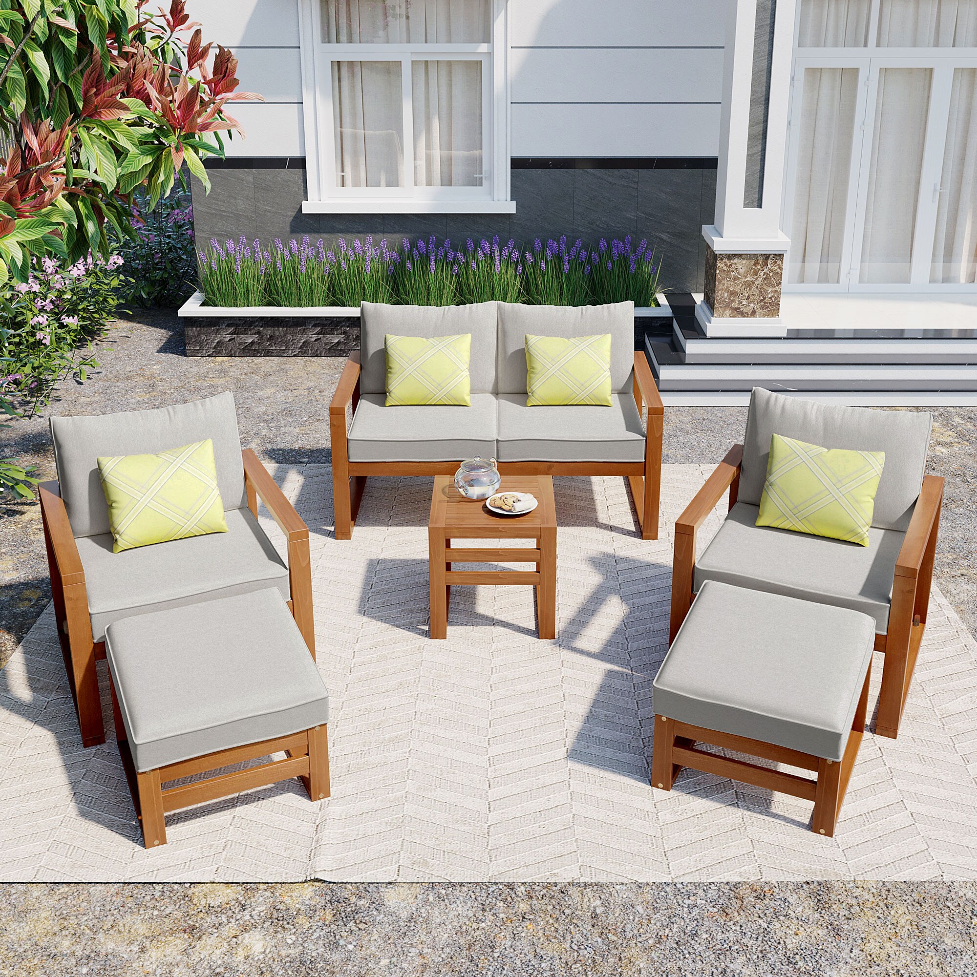 AHIOU HOME ZAAHG-009AAES Patio-Conversation-Sets - View #2