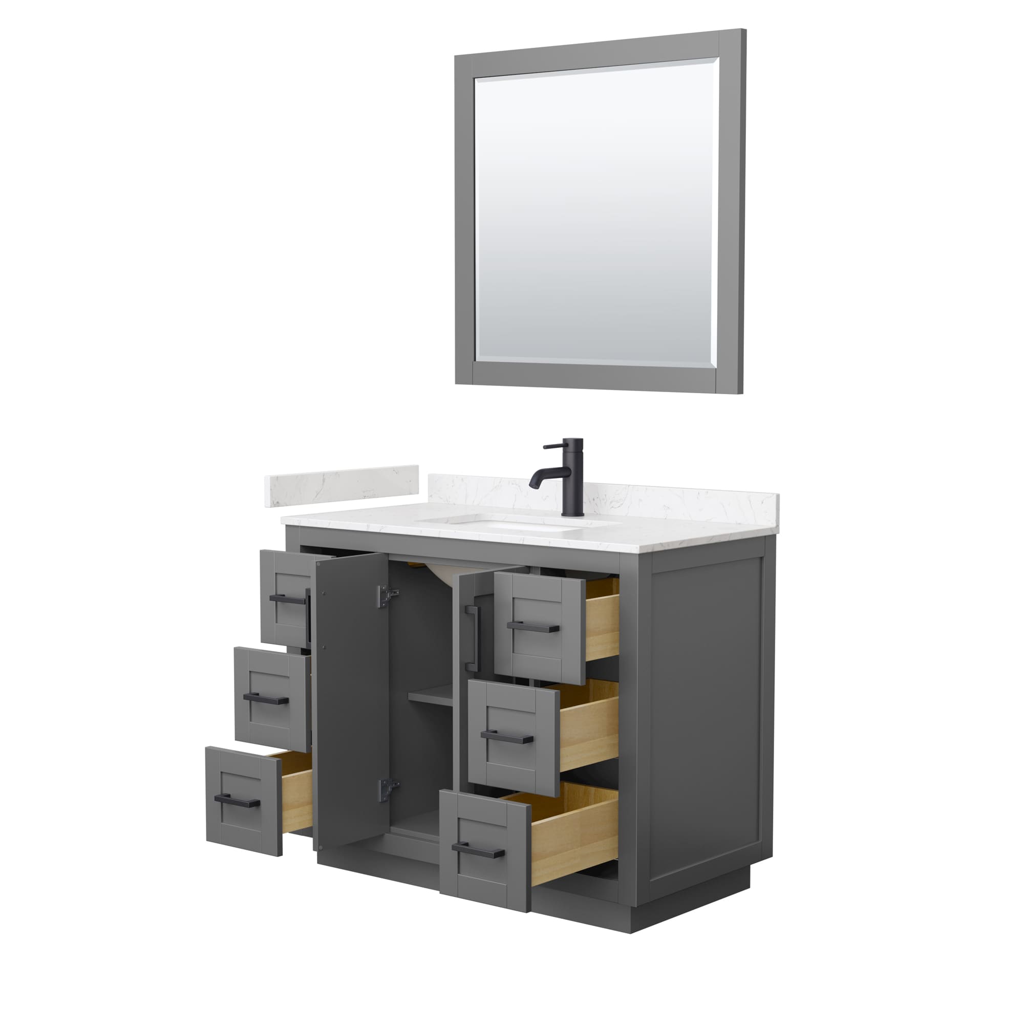 Wyndham Collection WCF292942SGBC2UNSM34 Bath-Vanity-Combo - View #3