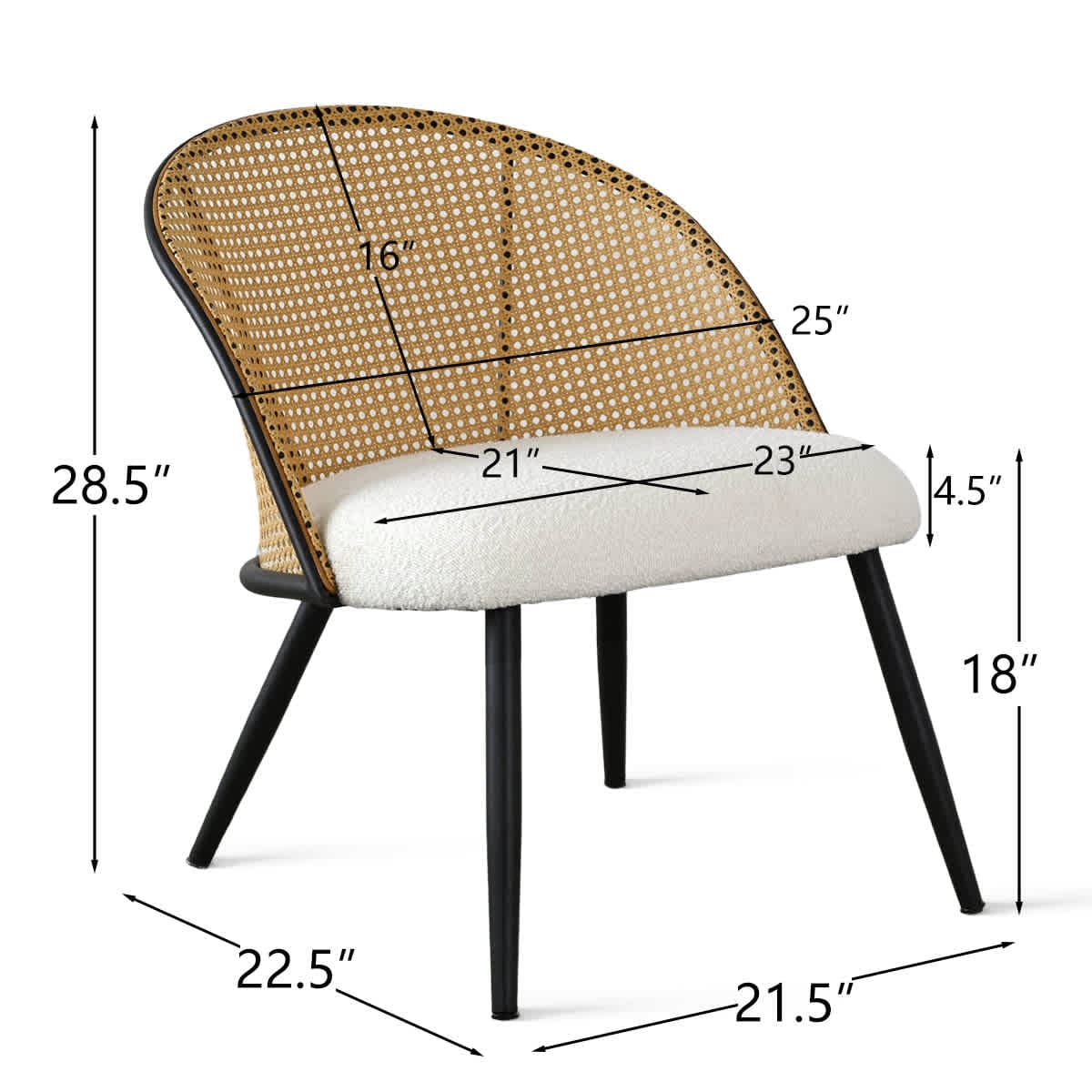 Maison Boucle JULES-ACT-CHAIR-2 Dining-Chairs - View #3