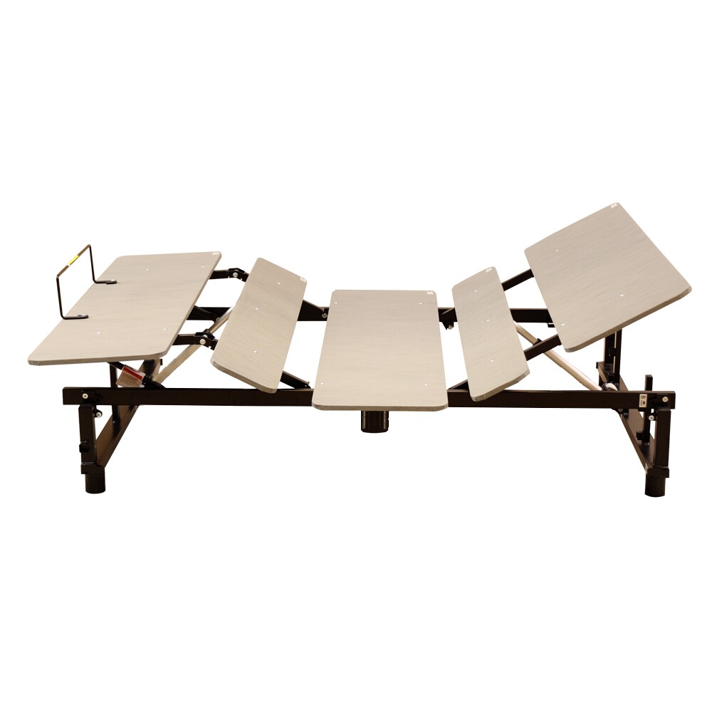 Siavonce Queen Grey Metal Adjustable Bed