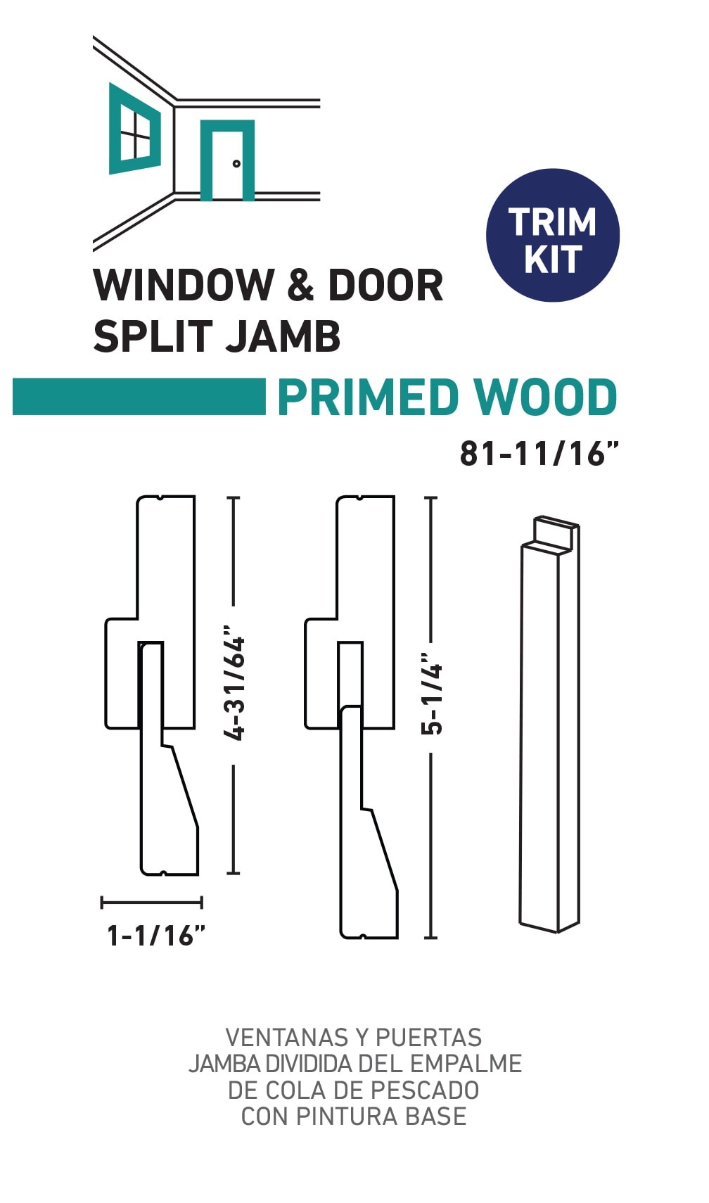 RELIABILT LSJP23468 Window-Door-Casings - View #4
