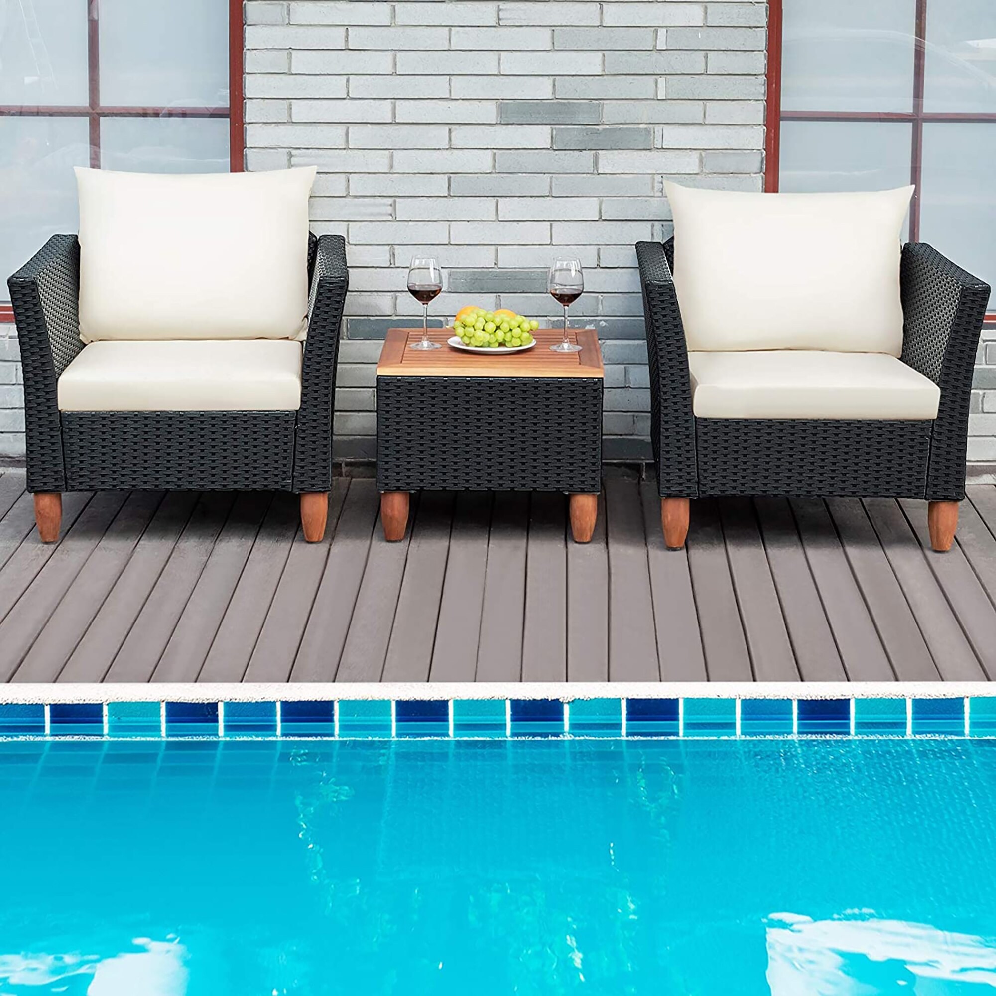 Forclover HYFL-32WH Patio-Conversation-Sets - View #6