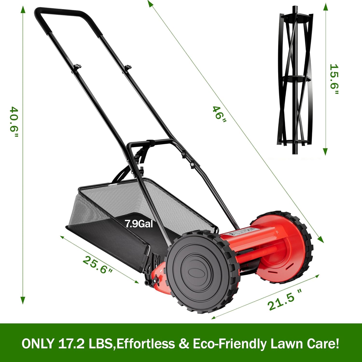 IdealHouse JOEY-GOY2R0QBM8AW Cordless-Elec-Push-Mowers - View #2