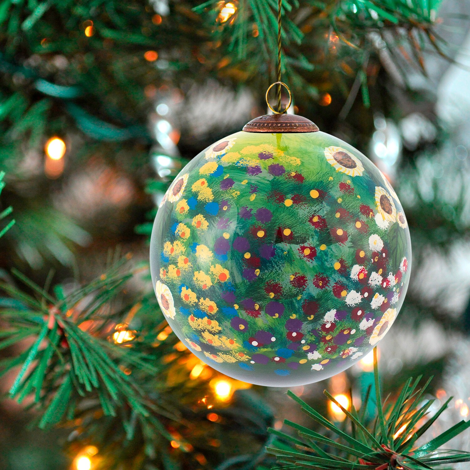 15 Mini Christmas glass  Bulbs Ornaments Nickel Size  Choice Color 