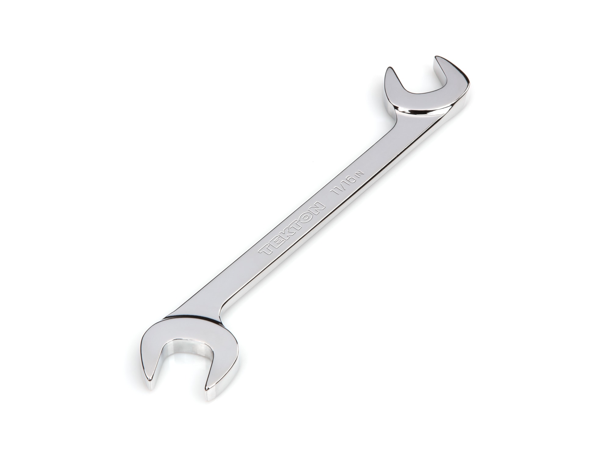 TEKTON WAE83017 11/16-in Standard (SAE) Angle Open end Wrench (no case)