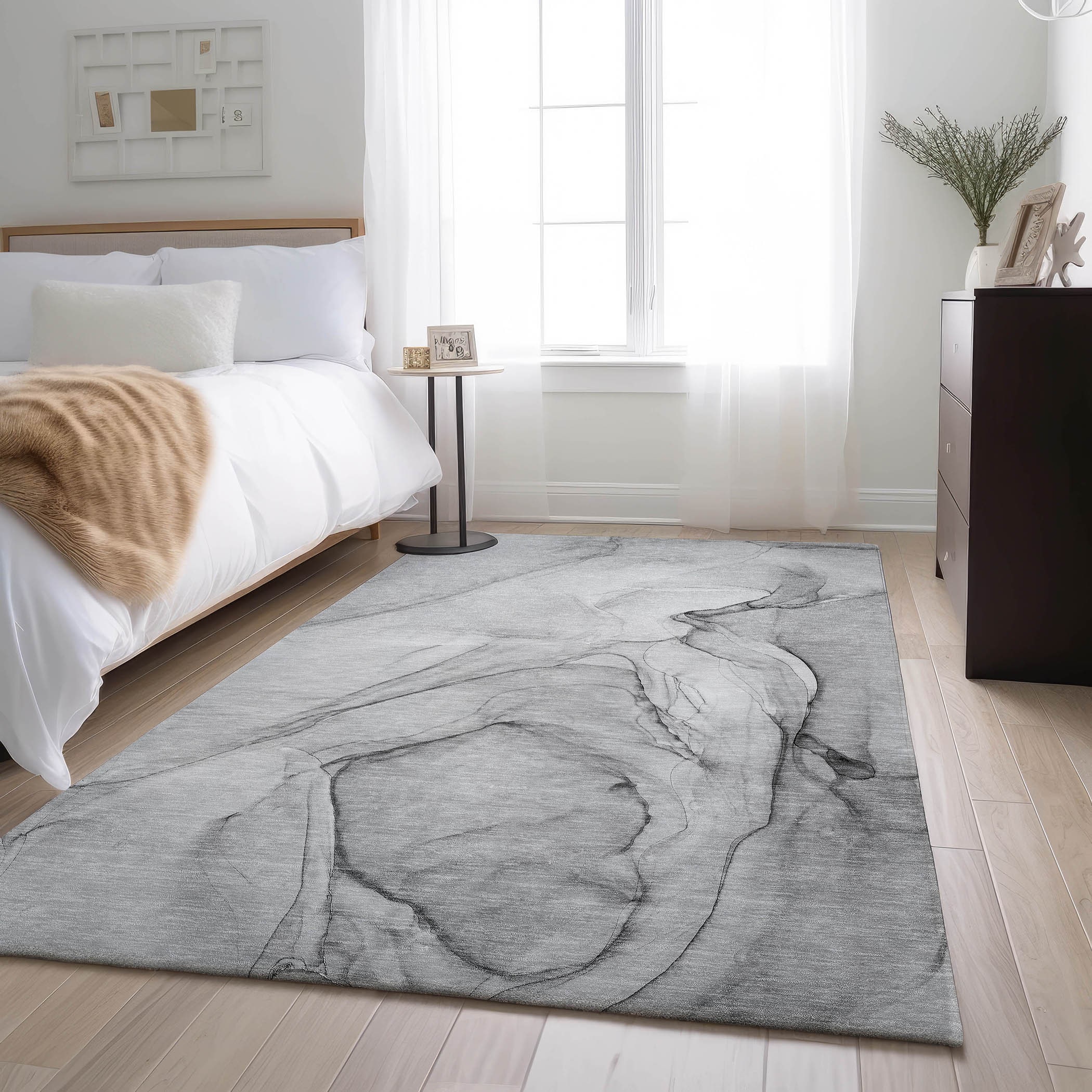 Addison Rugs AMF531MO8X10 Mayfield AMF531MO 8 x 10 (ft) Loomed Polyester Mocha Rectangular Indoor Geometric Machine washable Area rug