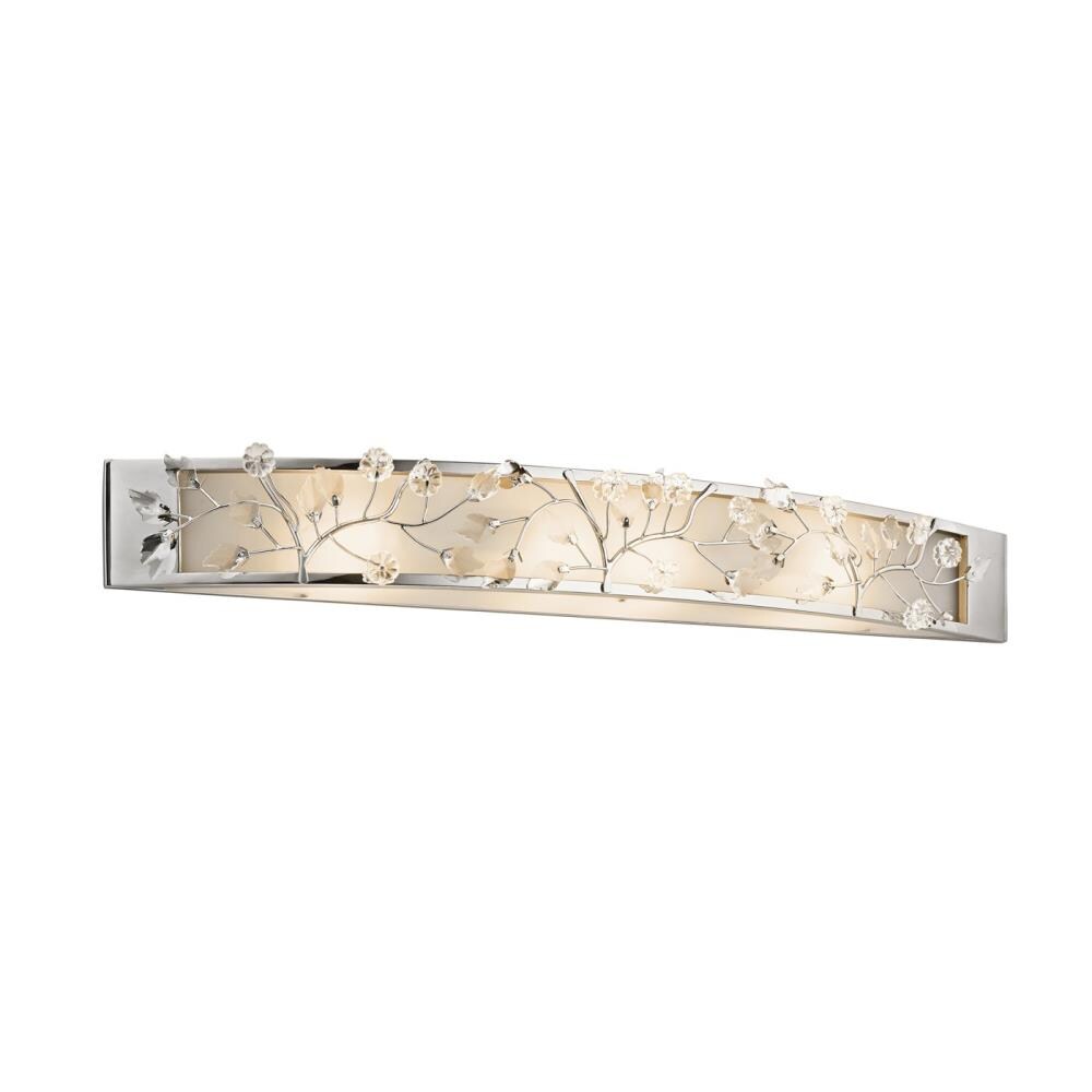 Kichler 45293CH Jardine 1-Light Chrome Transitional Vanity Light Bar