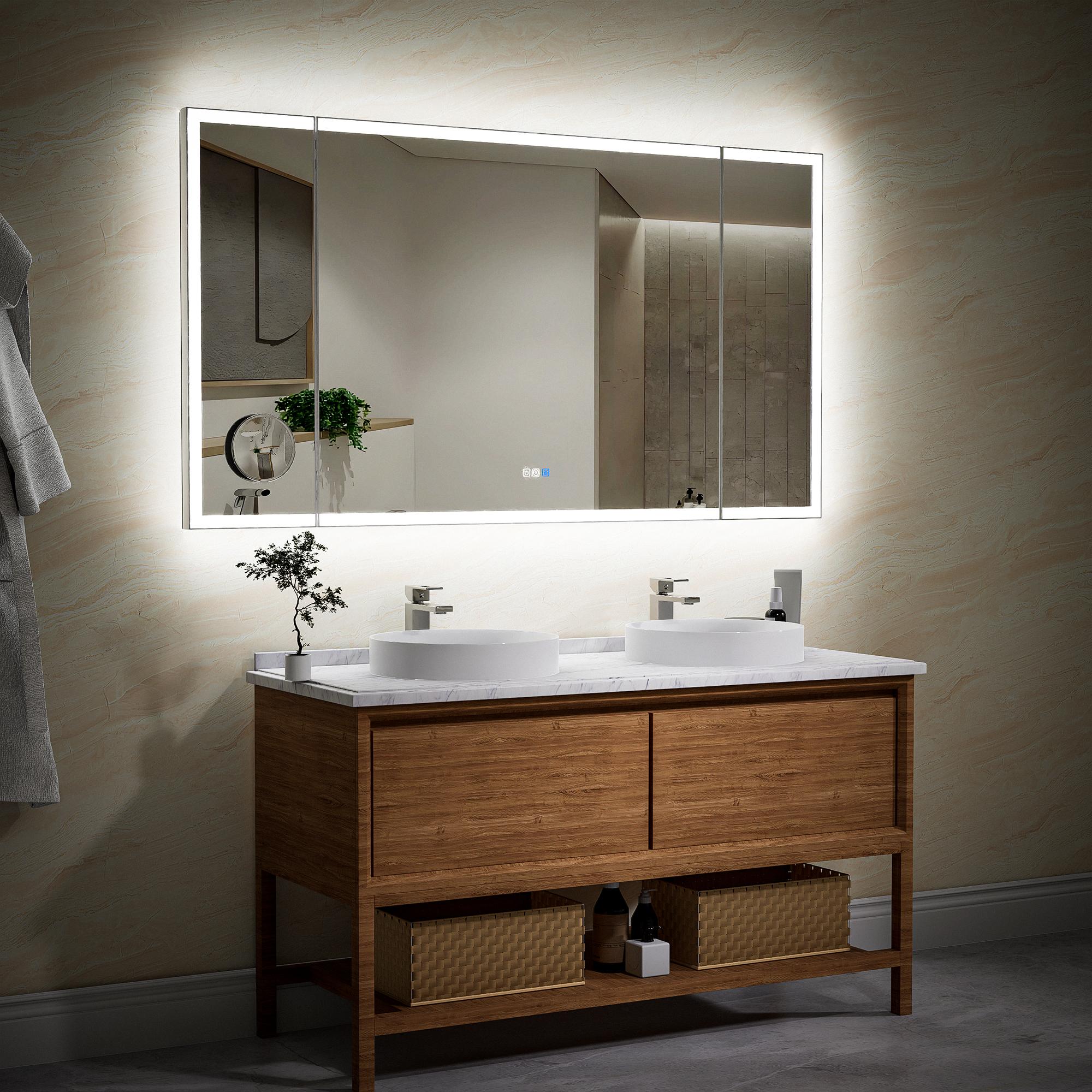 Bayfeve BFXB-9V6636-MIR Framed-Bath-Mirrors - View #2
