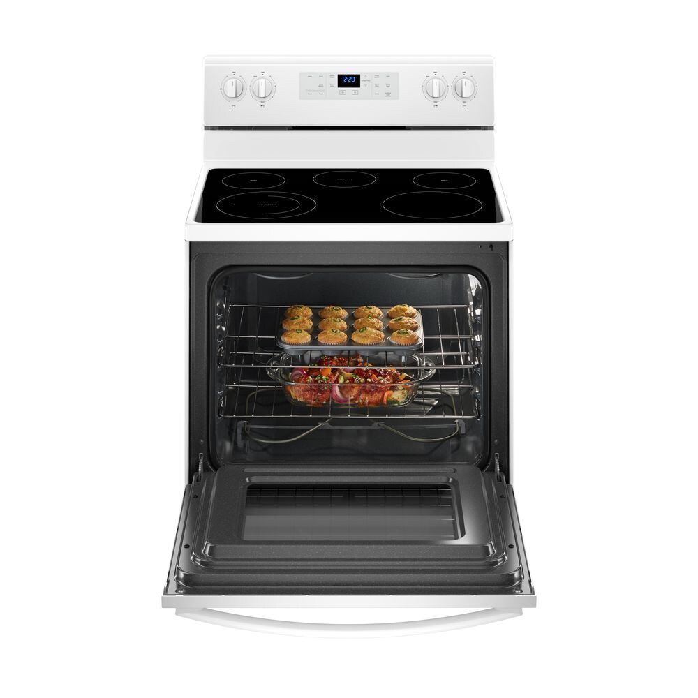 WFE505W0JS by Whirlpool - 5.3 cu. ft. Whirlpool® electric range with Frozen  Bake™ technology