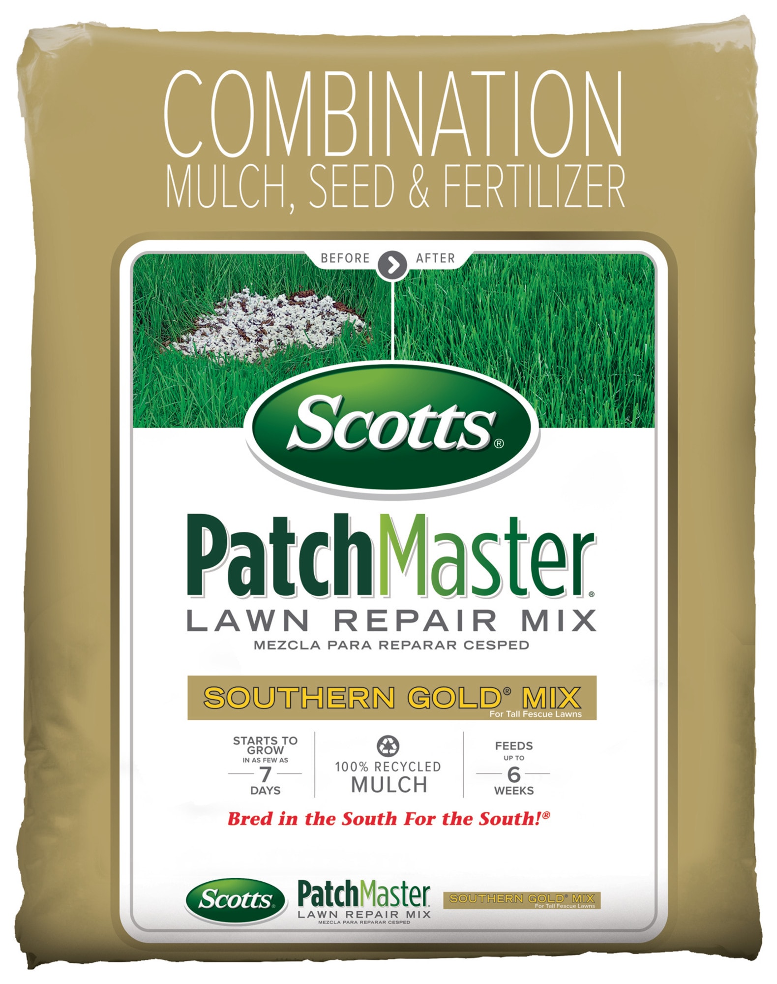 Scotts PatchMaster Southern Gold Mix 14.25-lb Tall Fescue Lawn Repair ...