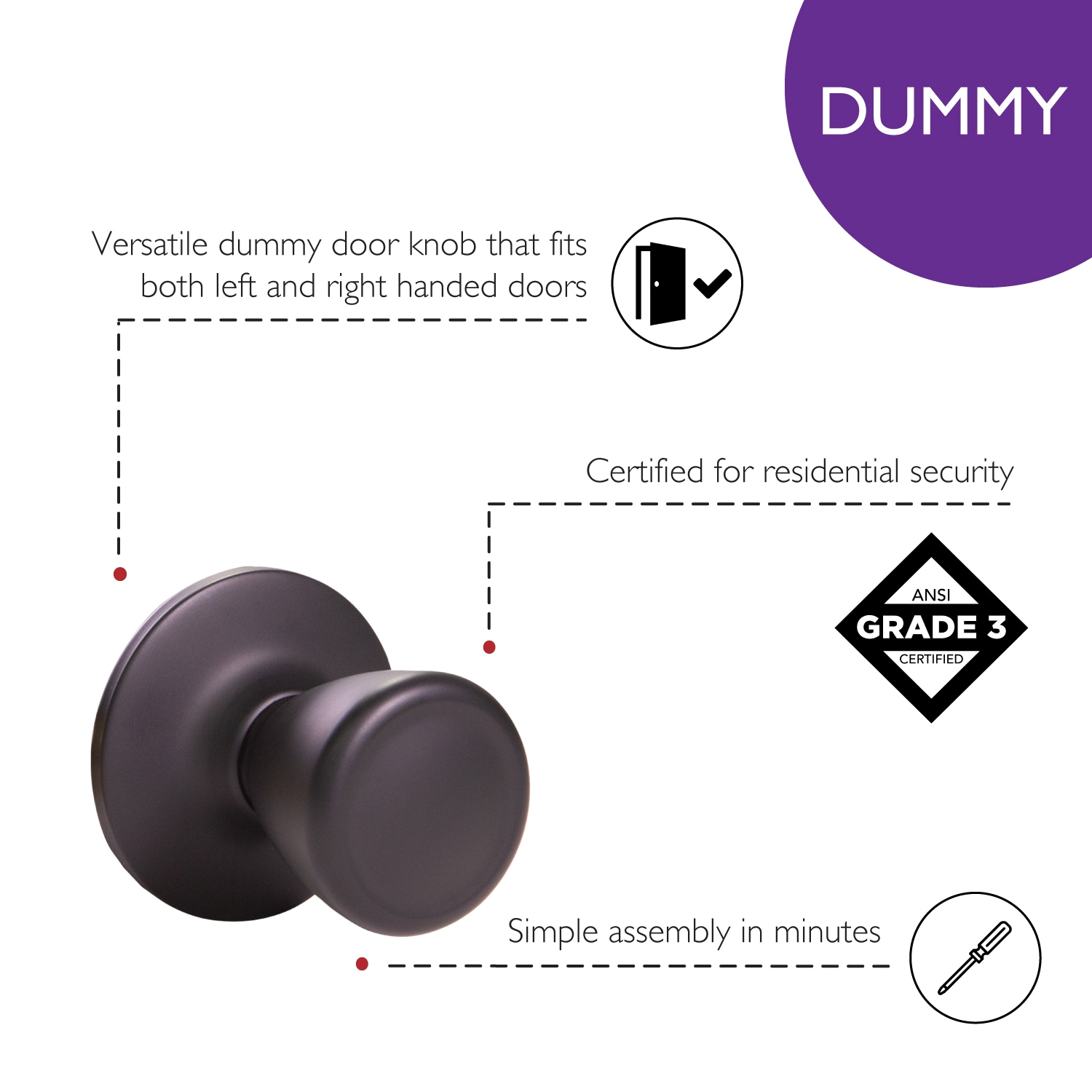 Design House 779249 Door-Knobs - View #7