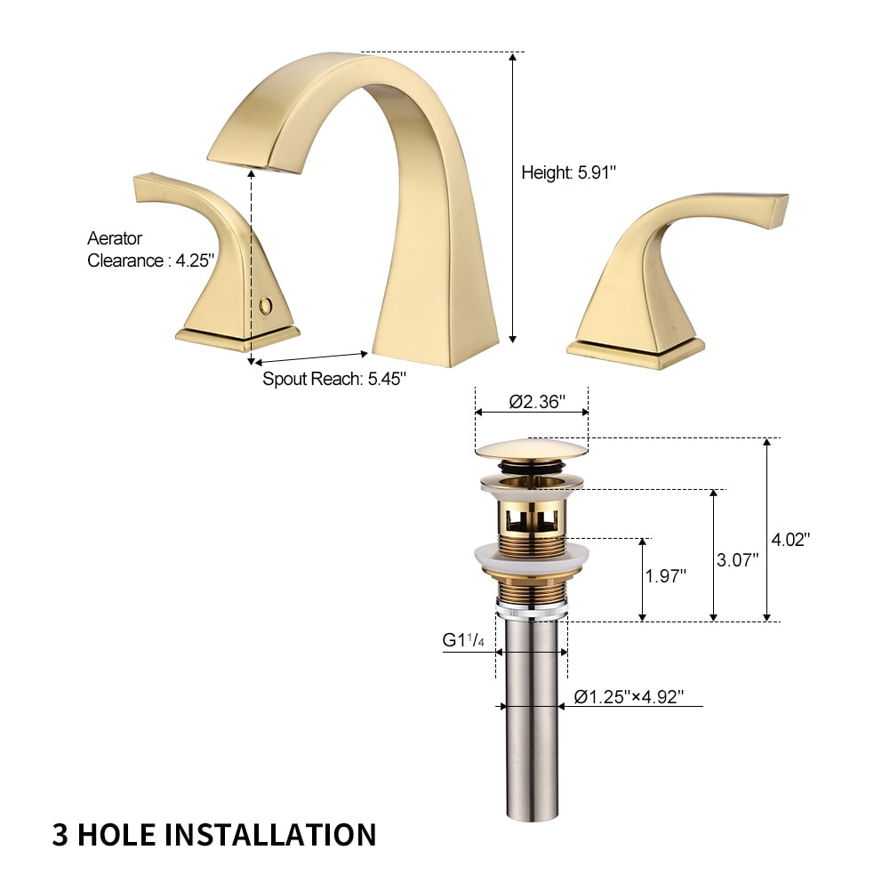 Clihome CL-MS0313-BG Lavatory-Faucets - View #4