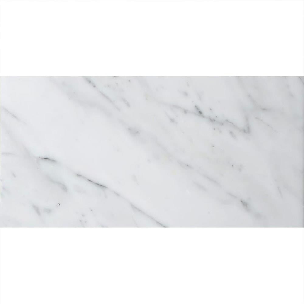 Marble Systems 100547-S Statuarietto 12-in x 24-in Polished Scale Wall Tile Sample