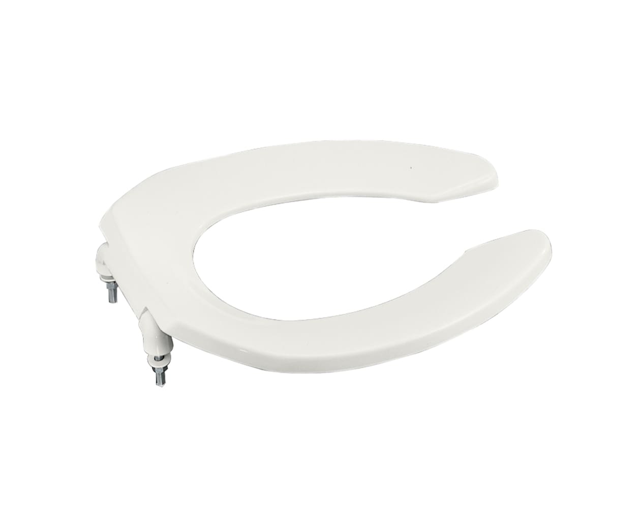 KOHLER 4670-SC-0 Lustra Plastic White Elongated Toilet Seat