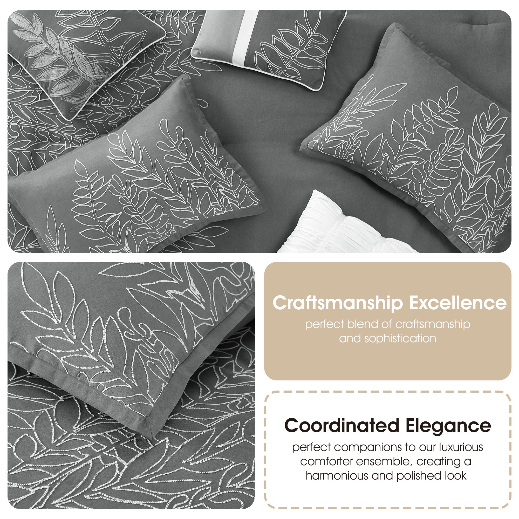 Nanshing ALICIA7-K-GRY bedding - View #5