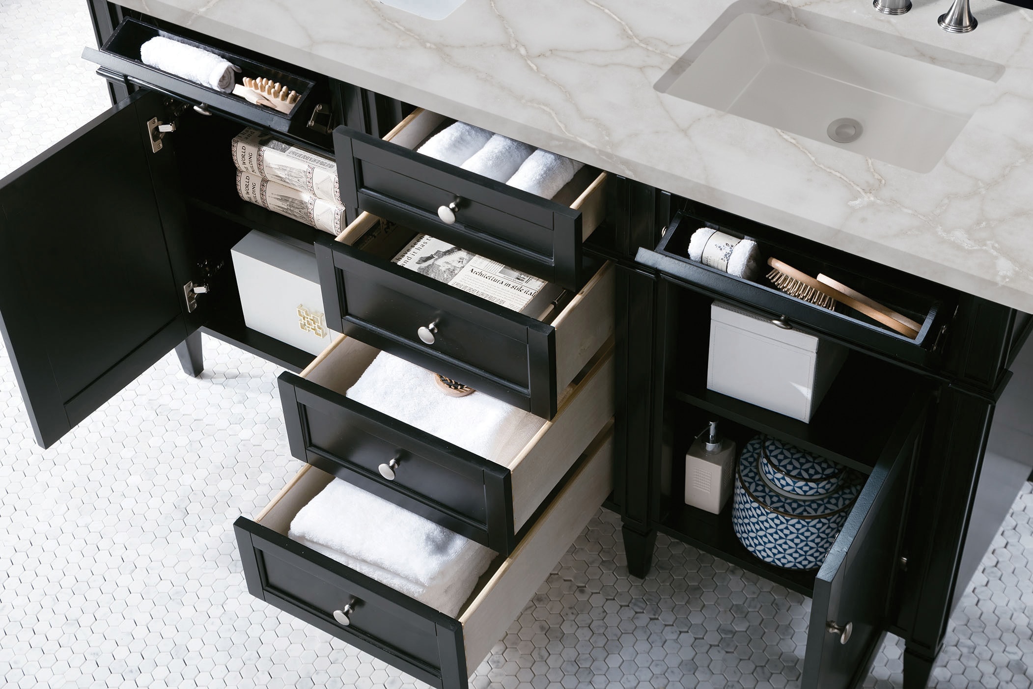 James Martin Vanities 650-V60D-BKO-FVSL Bath-Vanity-Combo - View #7