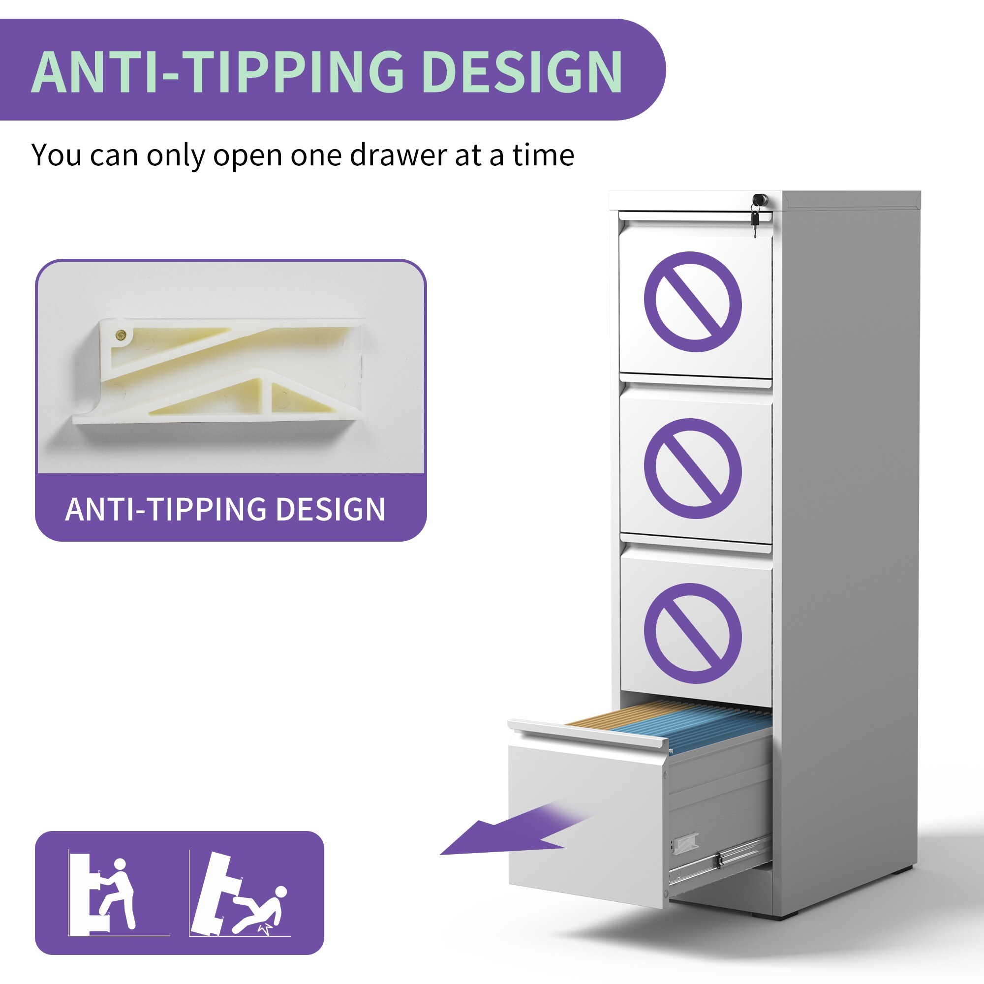 HyperDrop Cart W-T2398P154422 Filing-Cabinets - View #5
