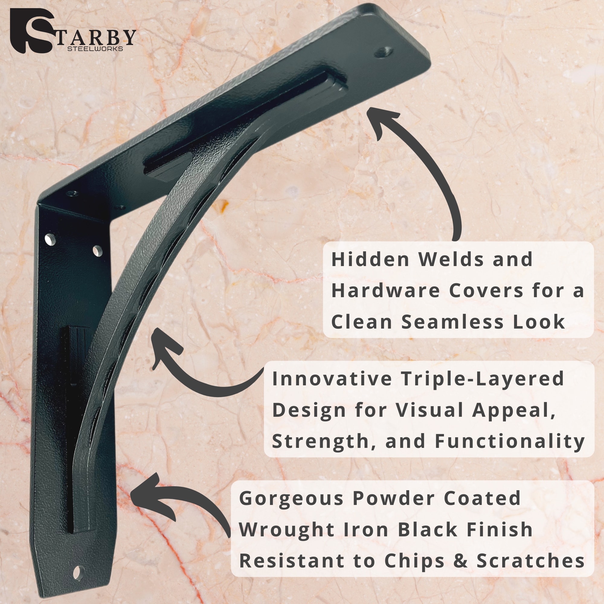 STARBY SB-SULLIVAN-10 Shelving-Hardware - View #4