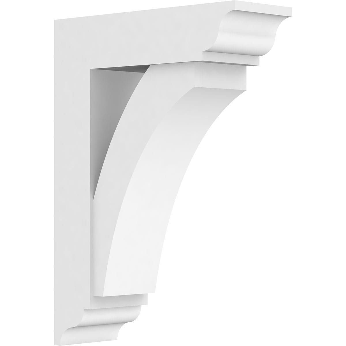 Ekena Millwork BKTP05X16X22THR01 Standard ThortonGrade 5-in x 16-in x 22-in Off-white PVC Standard bracket