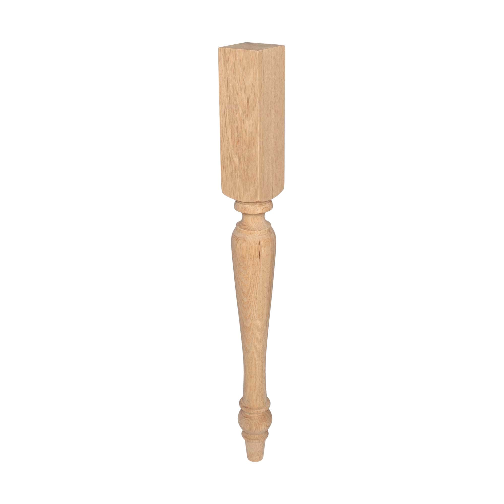 Architectural Products by Outwater ISL-10-OAK 3.5-in x 35.25-in Traditional Oak Table leg