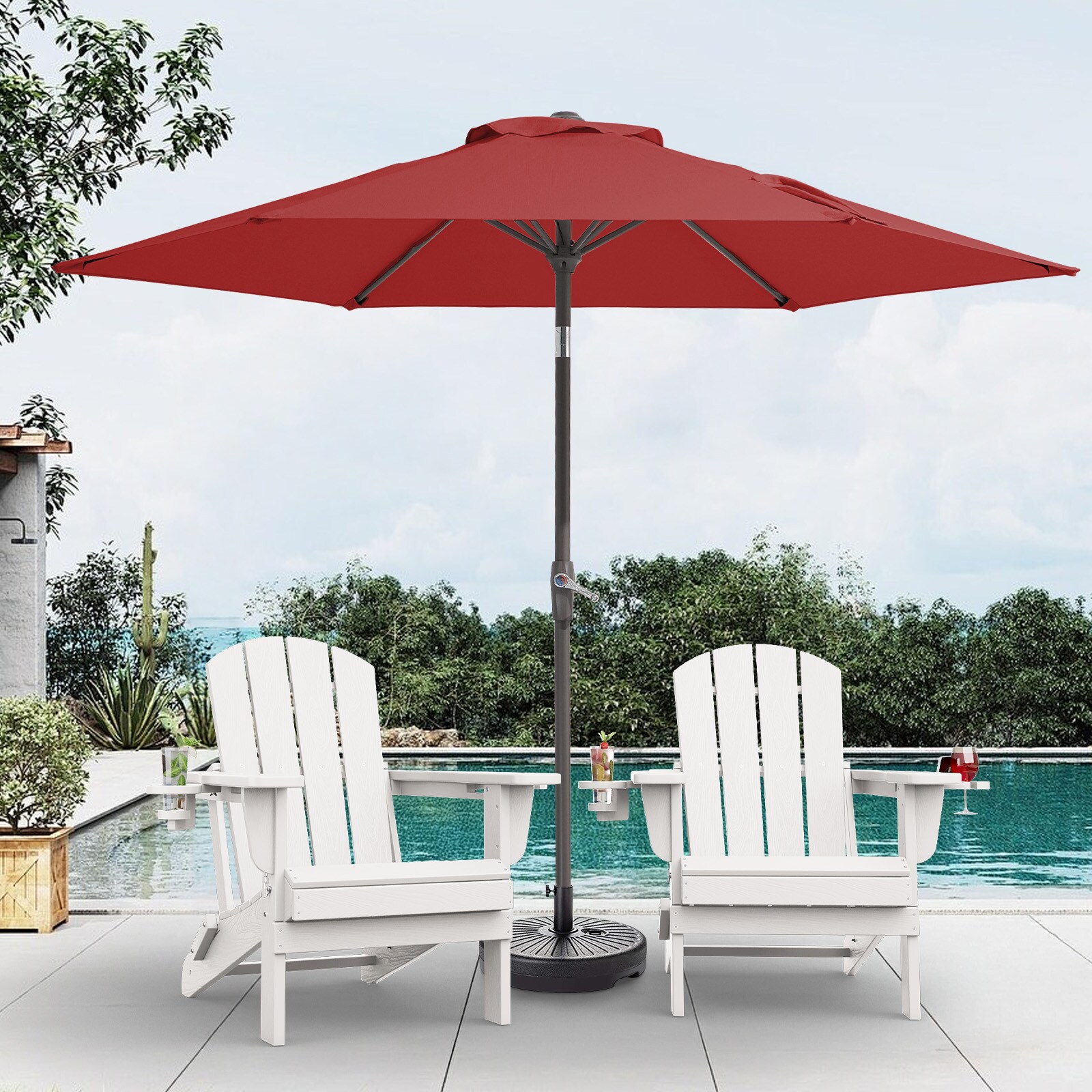JEAREY 3CZZS-9-RD Umbrellas-2 - View #2