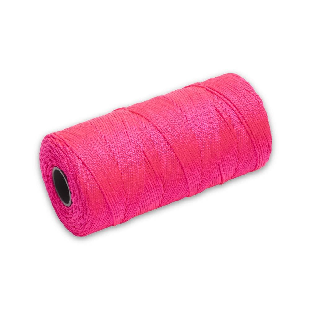 T.W. Evans Cordage 1000-ft Pink Nylon Mason Line String in the