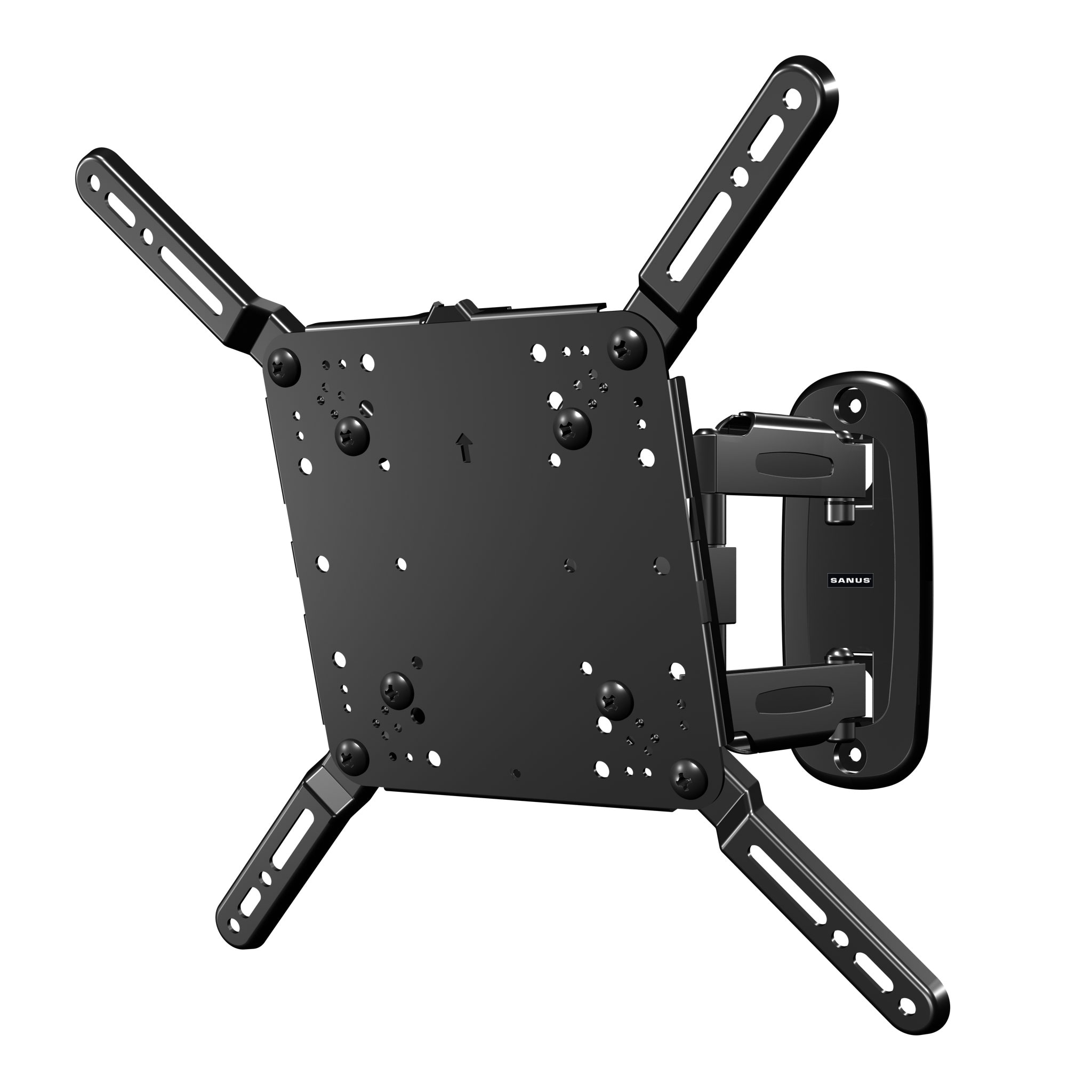 32 to 55-in Full Motion Indoor Wall TV Mount Fits TVs up to 55-in (Hardware Included) in Black | - Sanus LMF115-B1