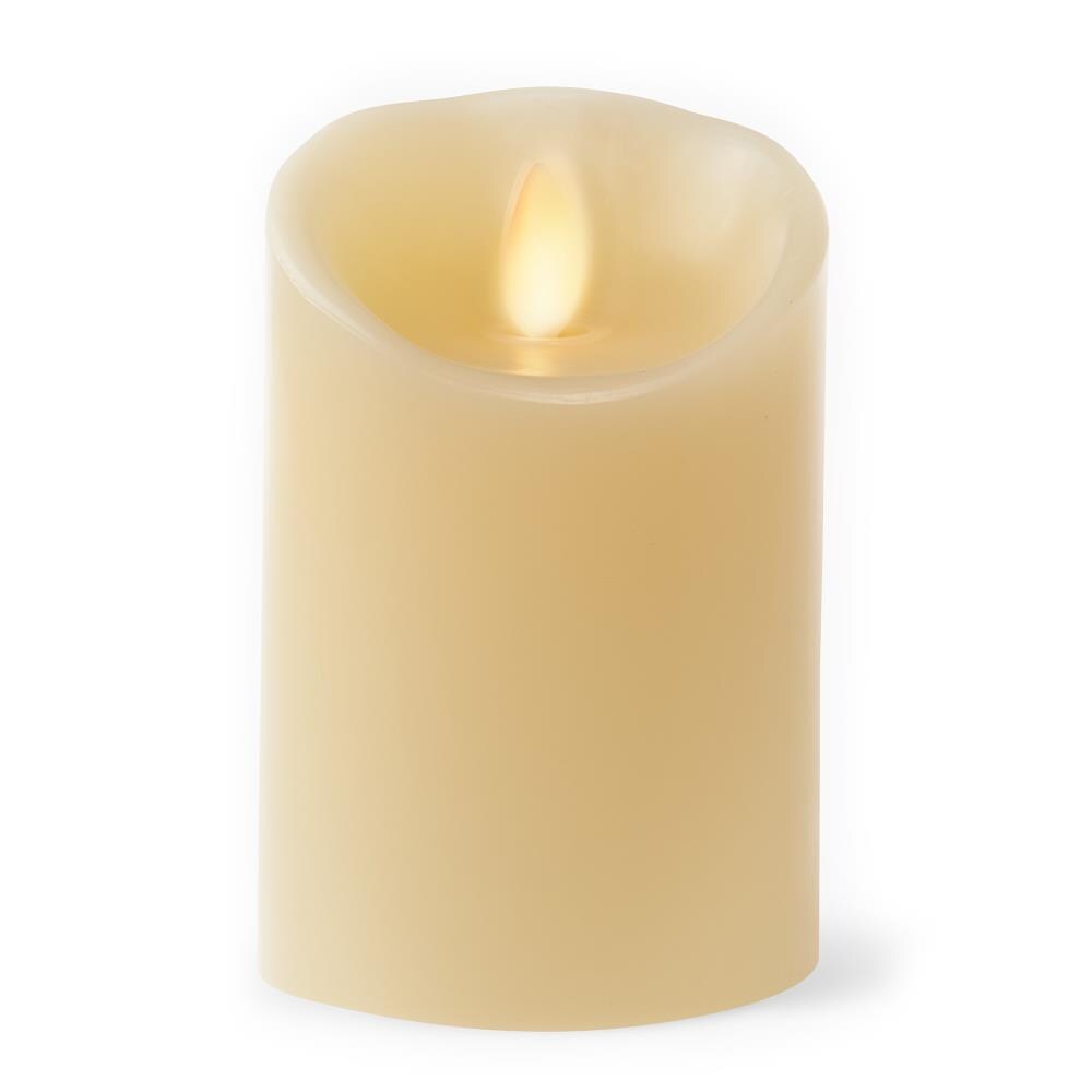 Luminara Vanilla Off-white Flameless Electric Candle In The Candles ...