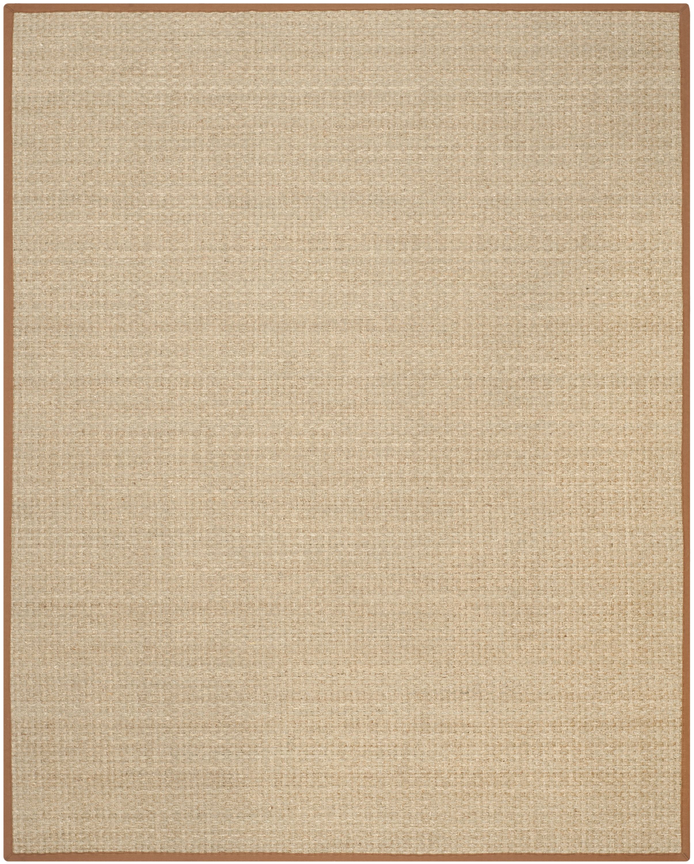Safavieh NF114B-8 Natural Fiber Hampton 8 x 10 (ft) Loomed Seagrass Natural/Brown Rectangular Indoor Solid Coastal Area rug