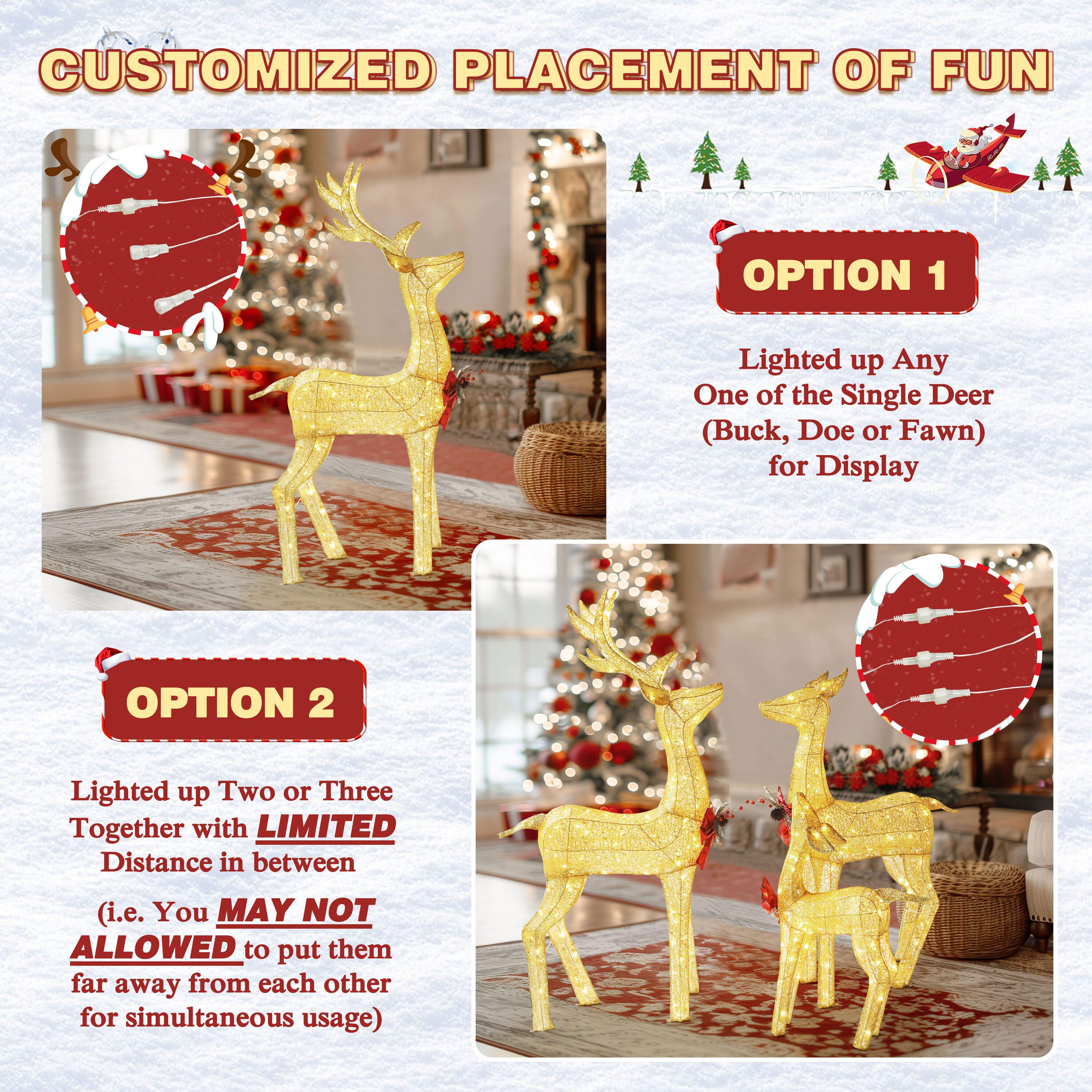 VEIKOUS PG0403-01-14 Outdoor-Christmas-Decor - View #5