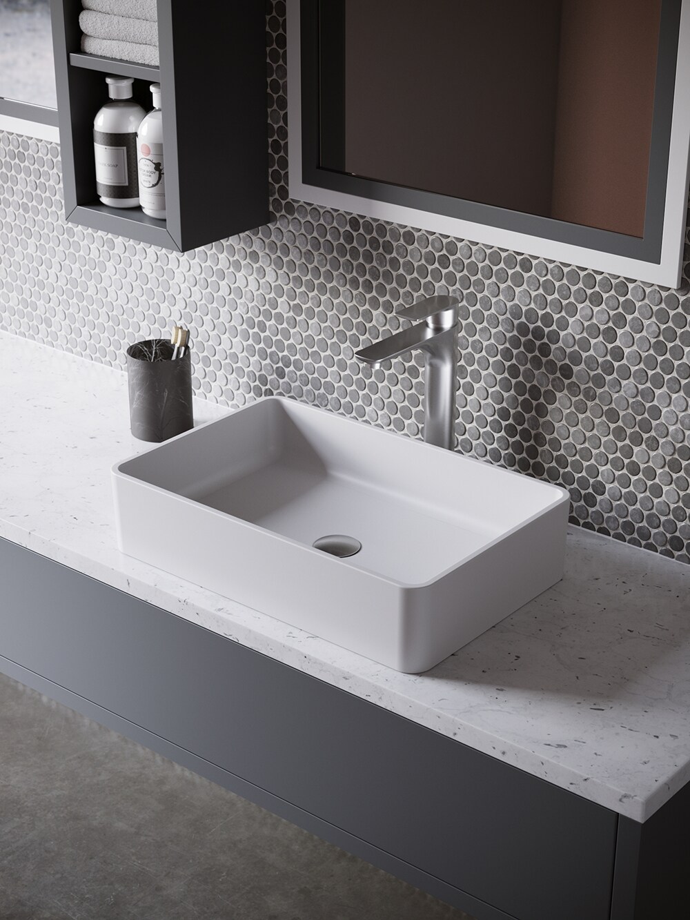 Karran QM176WH422SS Bath-Sink - View #3