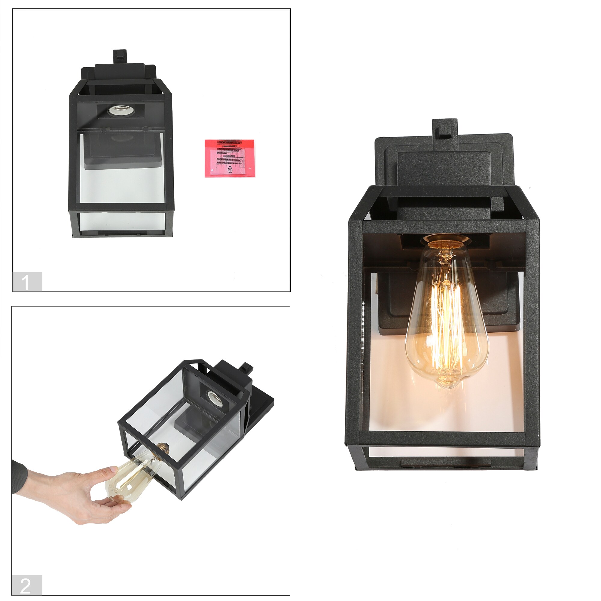LNC Y2AMBRLWS4369O7 Outdoor-Wall-Lighting - View #9