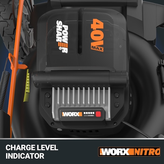 Worx Nitro Power Share 40-Volt 25-in Hedge Trimmer 2 Ah (Battery and Charger Included)