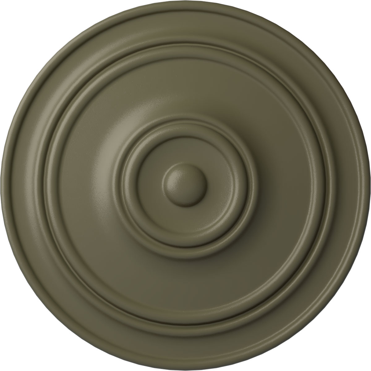Ekena Millwork CM22CLSSF Classic 21.875-in W x 21.875-in L Spartan Stone Polyurethane Ceiling Medallion