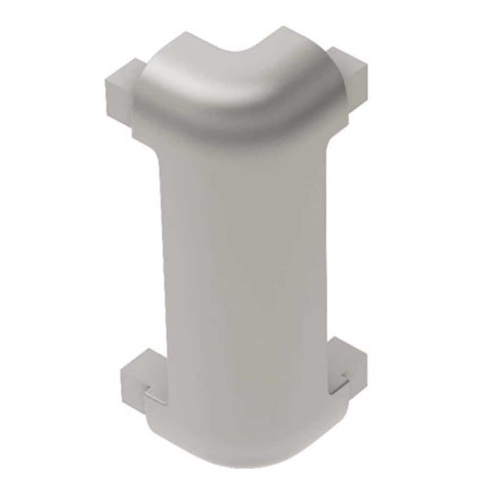 Schluter Systems E90RC80AT39 Rondec-CT 0.313-in W x 1.898-in L Satin nickel anodized aluminum Aluminum Outside corner Tile Edge Trim