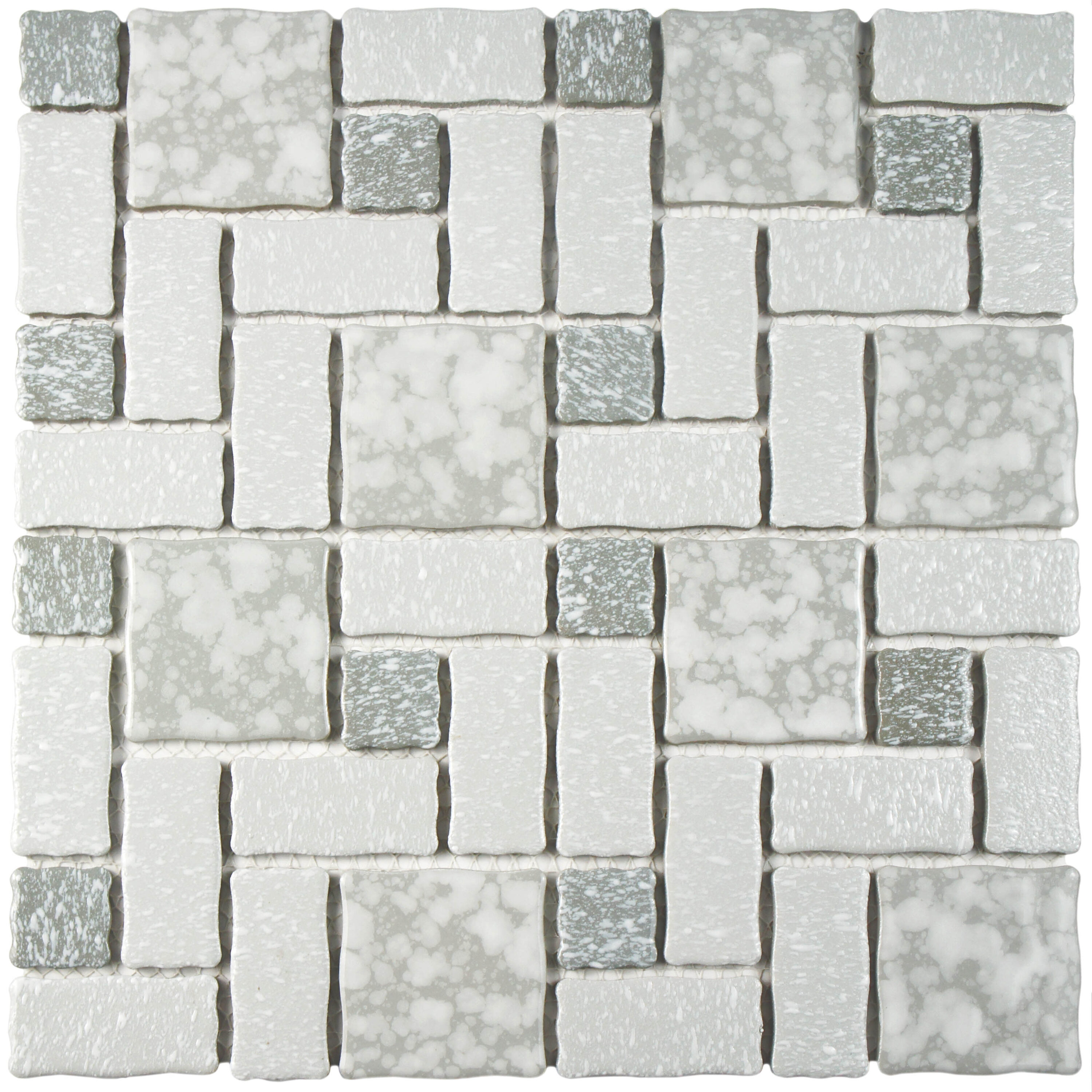 Affinity Tile S1FKOKBR03 Sample - Academy Grey 6-in x 6-in Multi-finish Porcelain Floor and Wall Tile