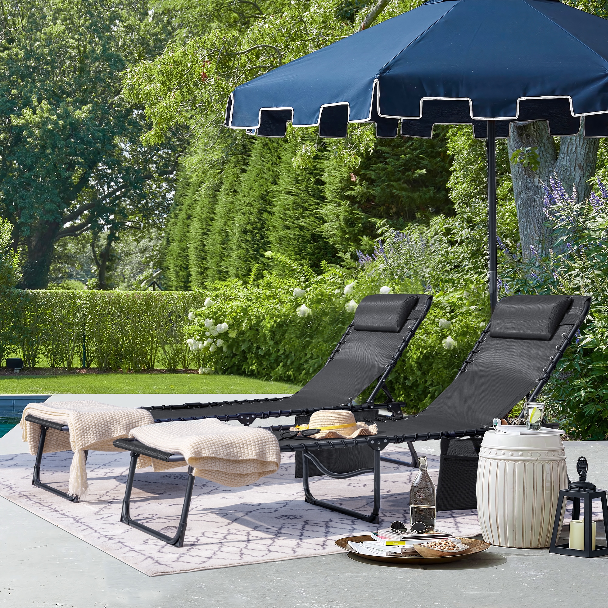Vineego LS-LCSL23-0341-BK Patio-Chairs - View #3