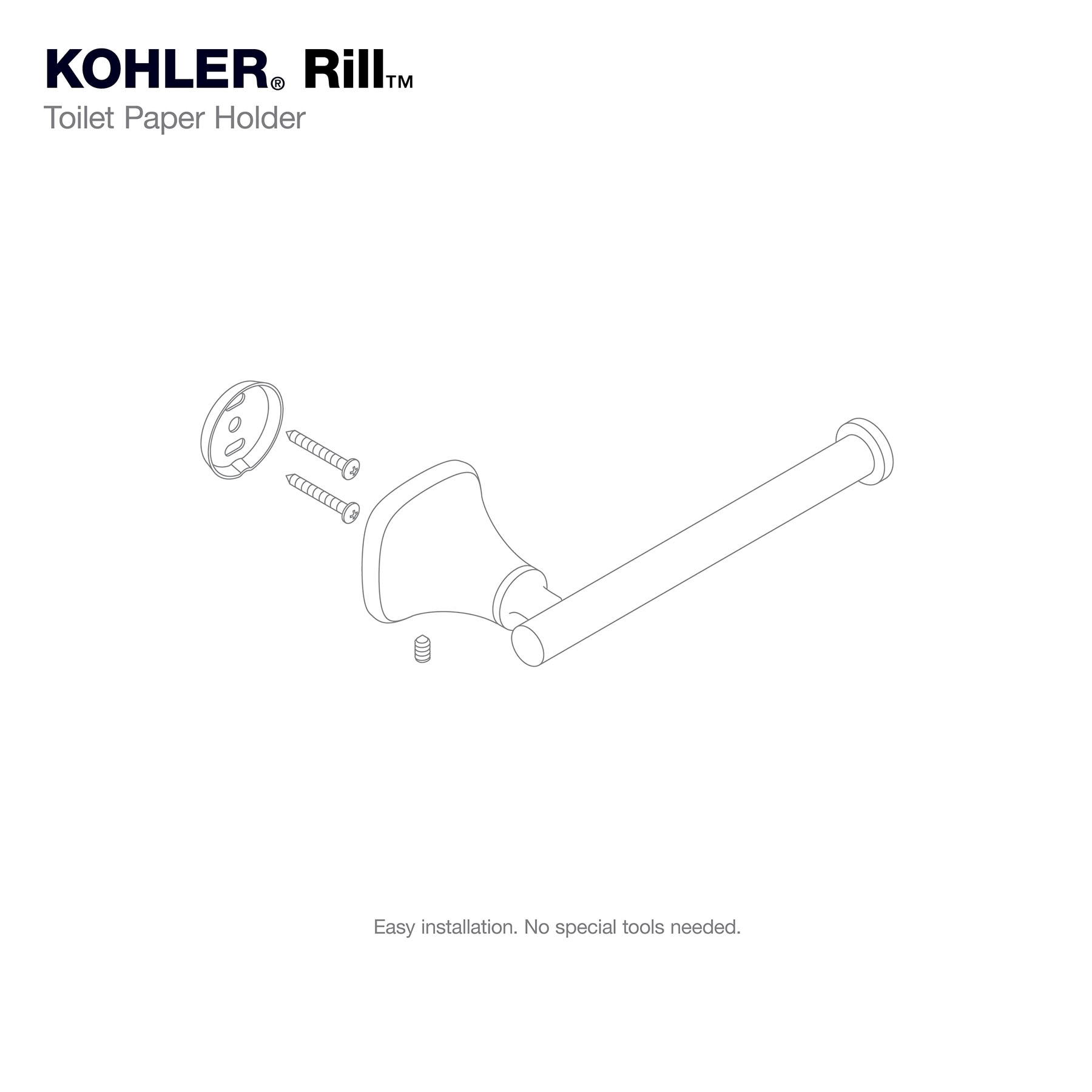 KOHLER R28014-BL Decorative-Bath-Hardware-Kits - View #15